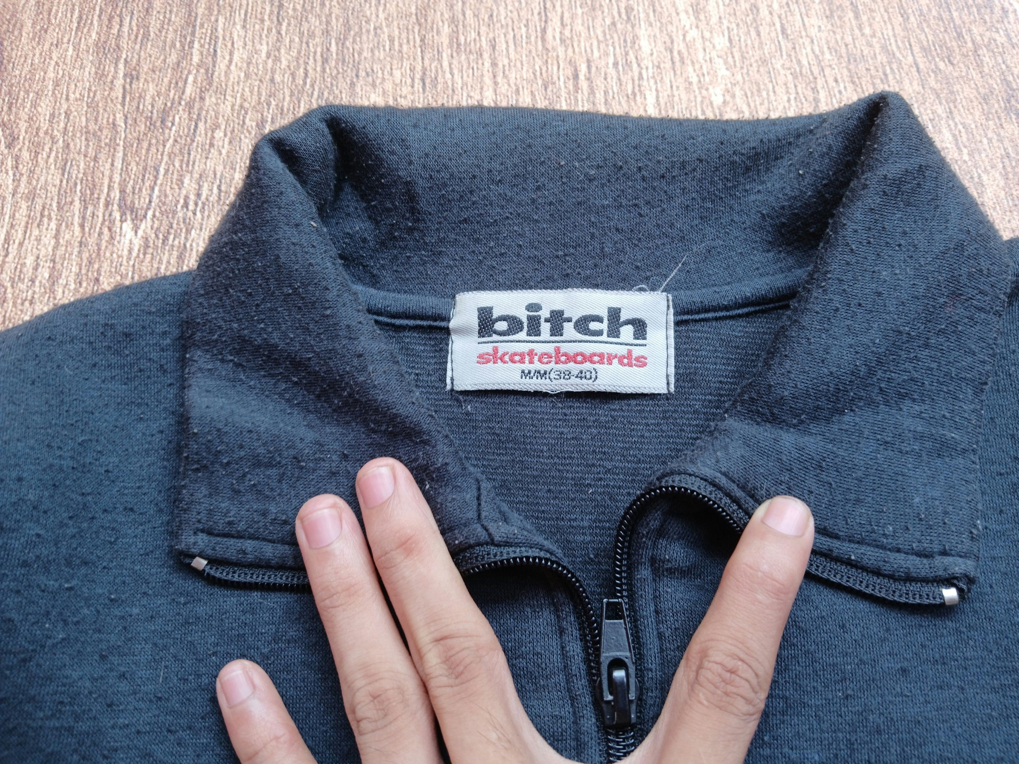 Girl Skateboards Vintage 90a BITCH SKATEBOARDS Sweatshirt Half Zipper Logo Size US M / EU 48-50 / 2 - 4 Thumbnail