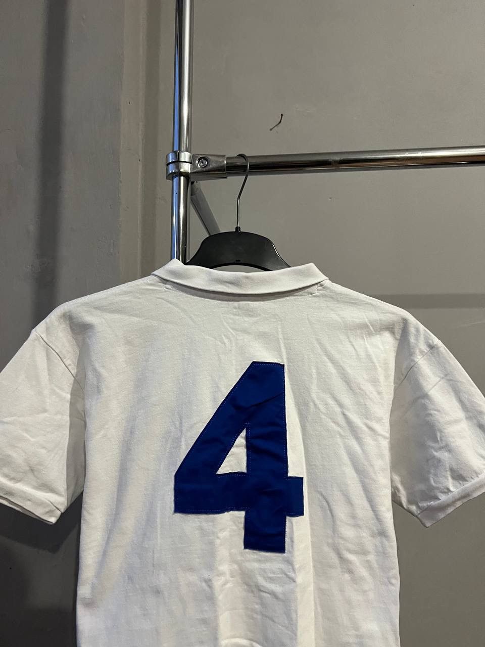 Vintage 1974 LEEDS UNITED #4 BREMNER HOME REMAKE SOCCER JERSEY SHIRT Size US M / EU 48-50 / 2 - 13 Thumbnail