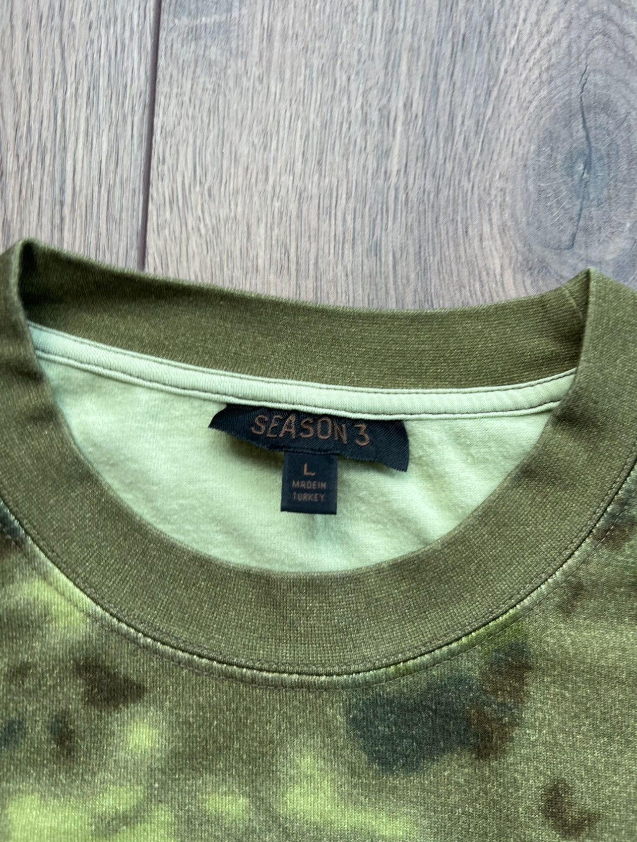 Yeezy Sample Yeezy Season 3 Heavy Knit Camo T-Shirt Size US L / EU 52-54 / 3 - 2 Thumbnail