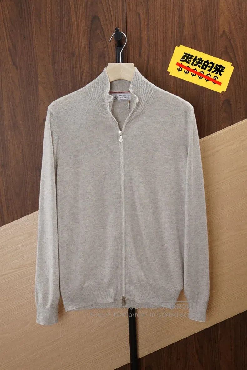 Brunello Cucinelli Brunello Cucinelli Pure cashmere knitted cardigan Size US S / EU 44-46 / 1 - 1 Thumbnail