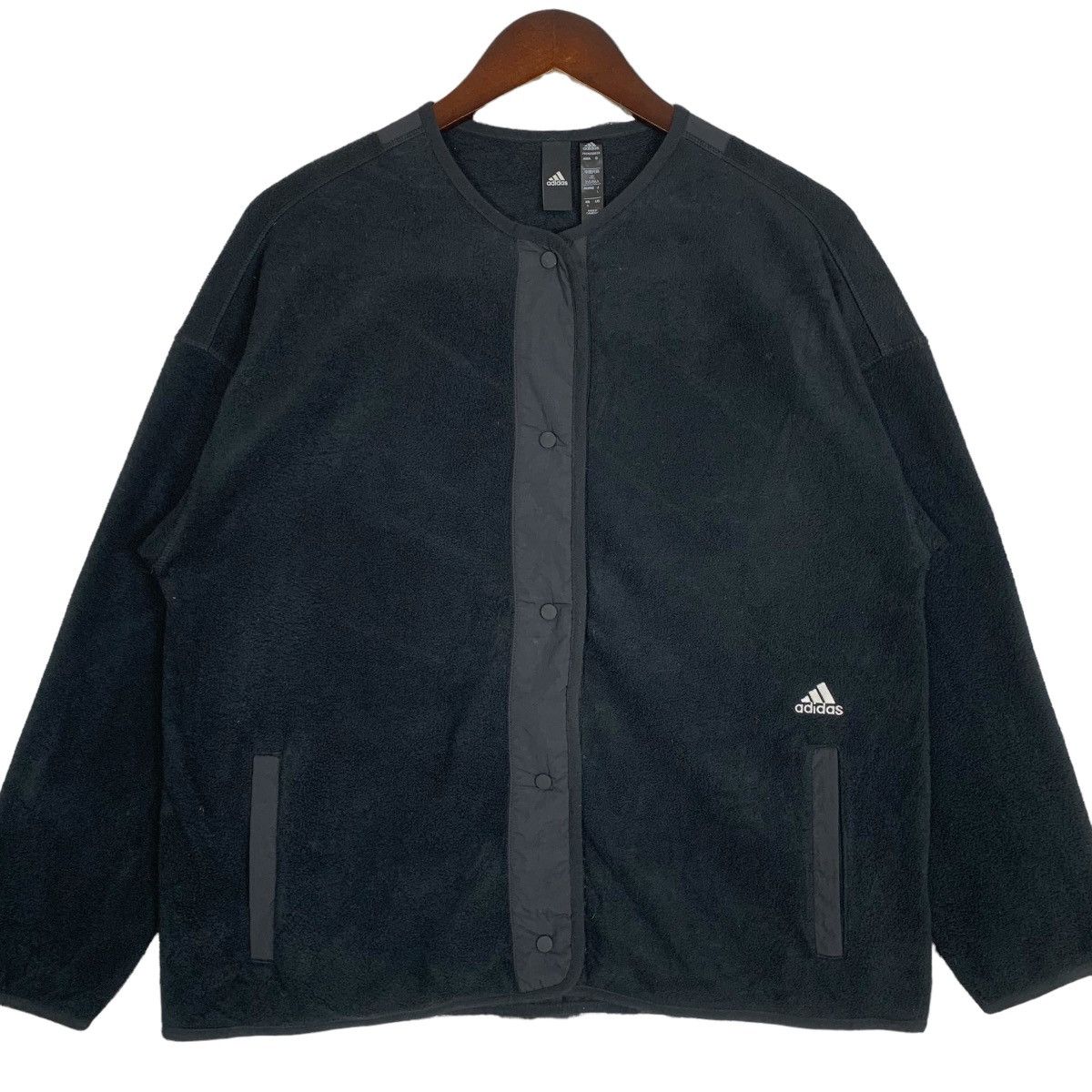 Adidas Adidas Sportwear Japanese Brand Outdoor Fleece Jacket Size US M / EU 48-50 / 2 - 2 Thumbnail