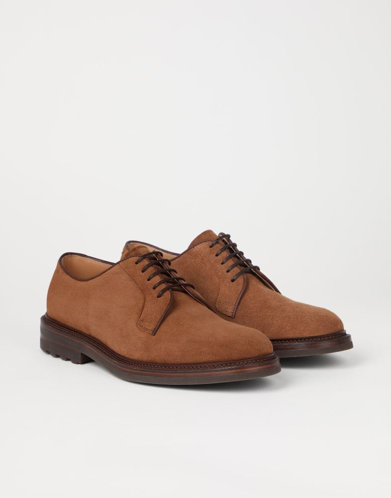 Brunello Cucinelli o1w1db10825 Pair Of Laced Shoes in Brown Size US 7 / EU 40 - 3 Thumbnail