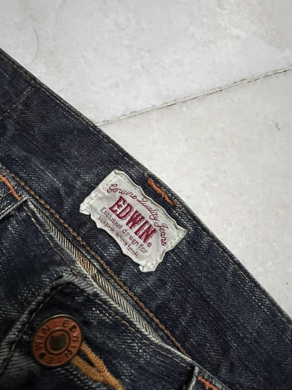 Edwin × If Six Was Nine × Japanese Brand 💥Flare💥 Edwin Exclusive Vintage XV Distress Mud Wash Jean Size US 34 / EU 50 - 13 Thumbnail