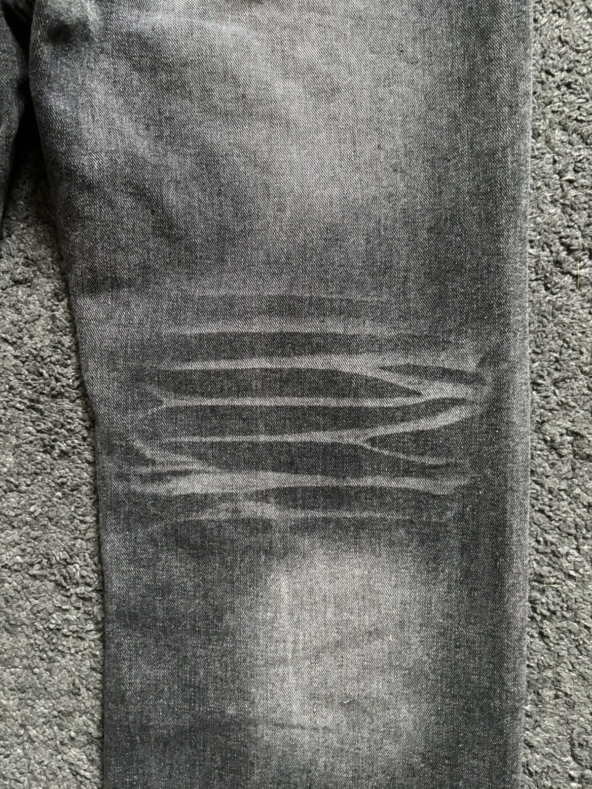 Jean × Vintage Gray wavy baggy jeans oversized vintage denim Size US 30 / EU 46 - 14 Thumbnail