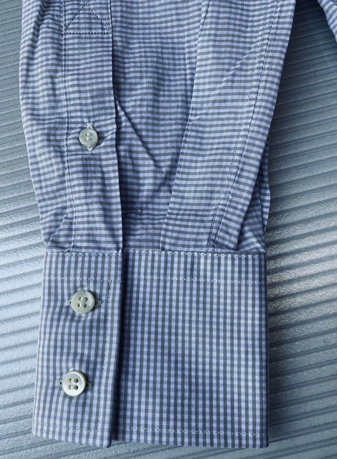 Brunello Cucinelli Brunello Cucinelli 🇮🇹 Olive Gingham Check Dress Shirt M NWT Size US M / EU 48-50 / 2 - 10 Thumbnail