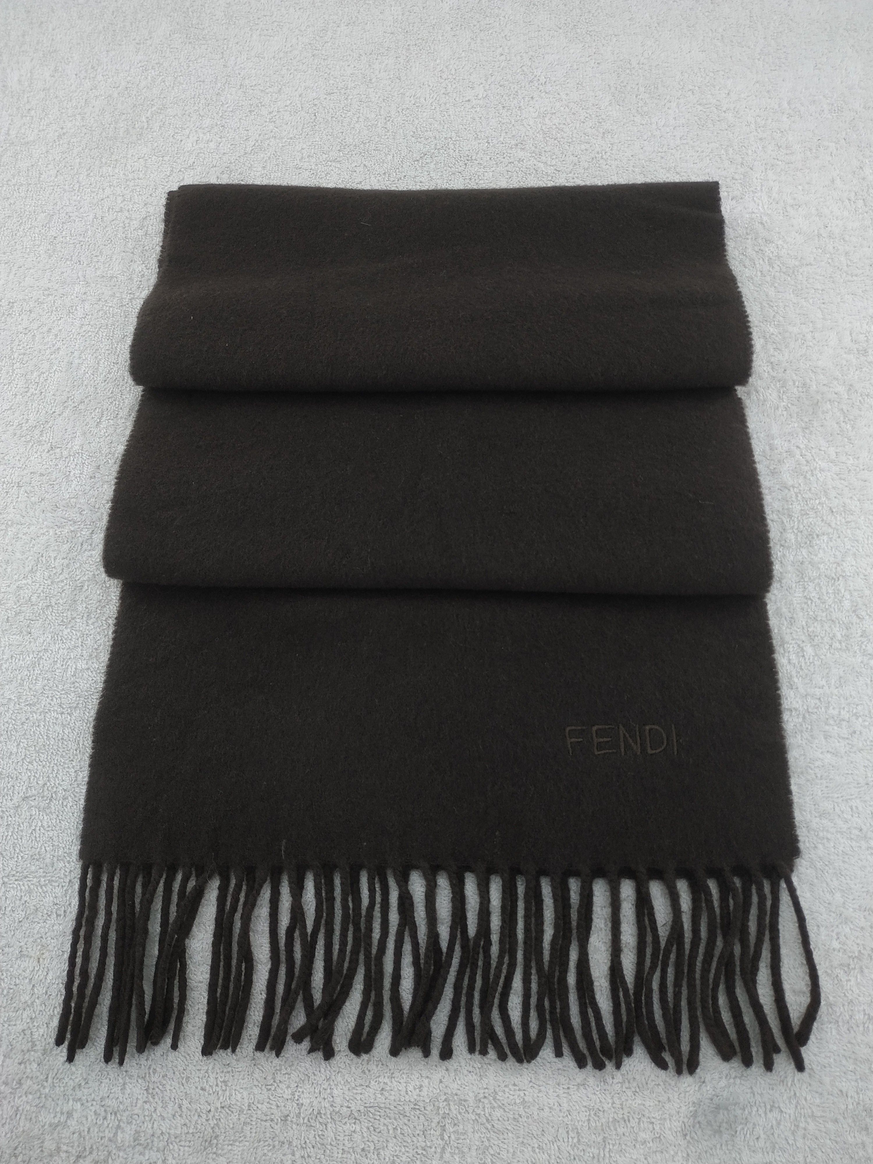 Fendi Vintage Fendi Wool Scarf/Muffler/Neckwear MF114 Size ONE SIZE - 2 Thumbnail