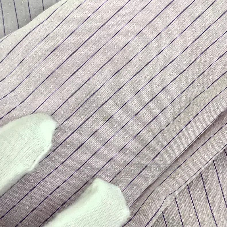 Prada Prada Colour-blocked vertical striped cotton lapel single- Size US XXS / EU 40 - 9 Thumbnail