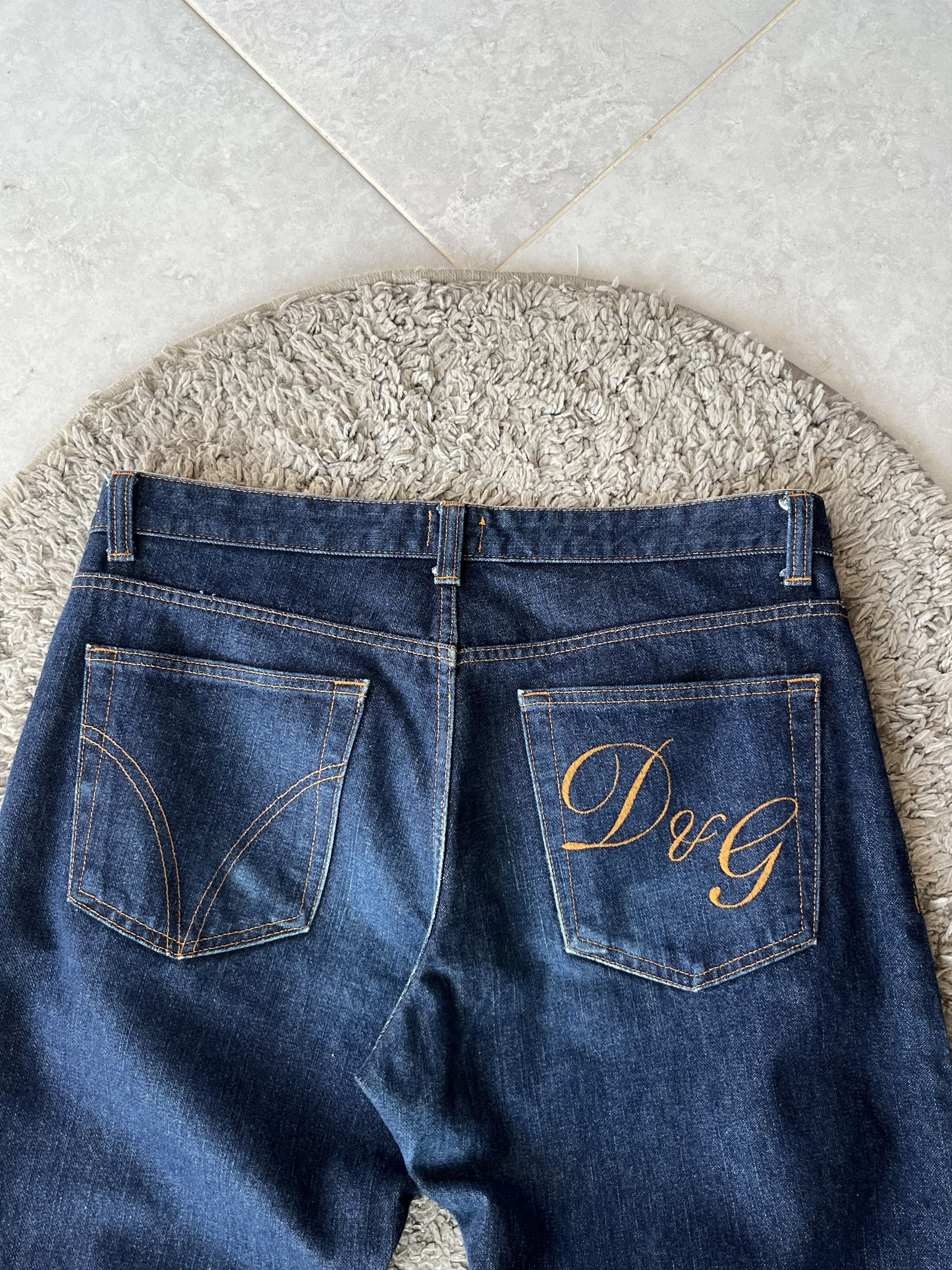 Dolce & Gabbana DOLCE & GABBANA Vintage Jeans Straight Fit Big Logo Size US 32 / EU 48 - 6 Thumbnail