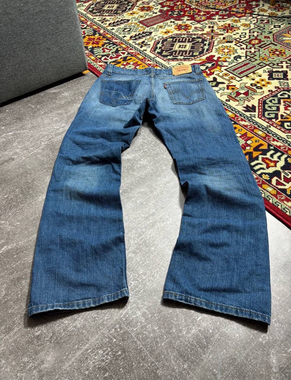 Pre-owned Hysteric Glamour X If Six Was Nine Flared Ifsixwasnine Junya Lgb Style Levis Vintage Jeans In Blue