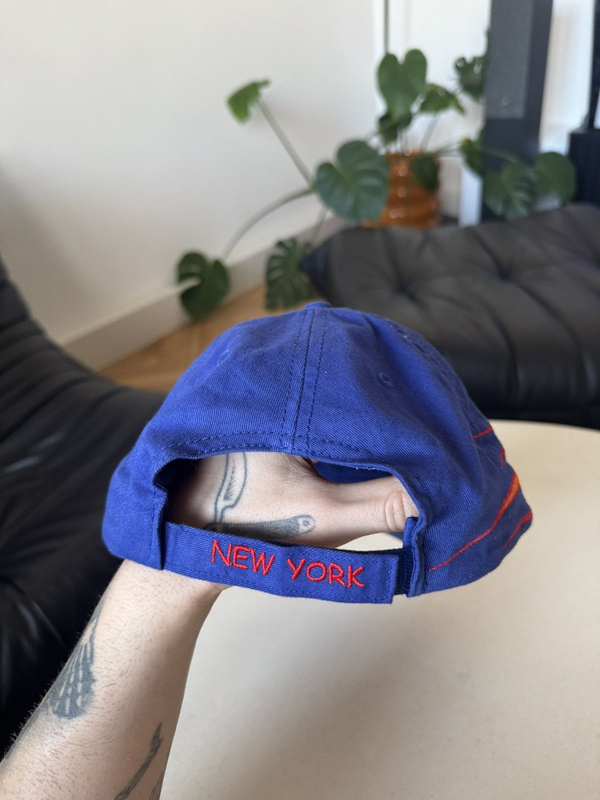 Vintage Vintage Y2k Flame Hat New York NY Streetwear Cap Snapback Size ONE SIZE - 3 Thumbnail