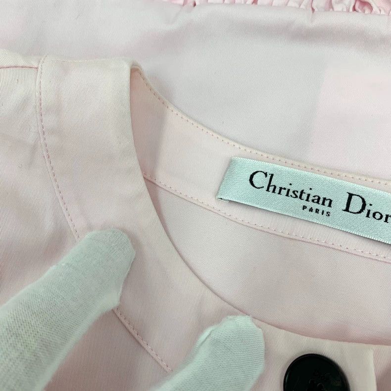 Dior Dior Light pink badge sequin embroidery cotton round neck Size XS / US 0-2 / IT 36-38 - 8 Thumbnail