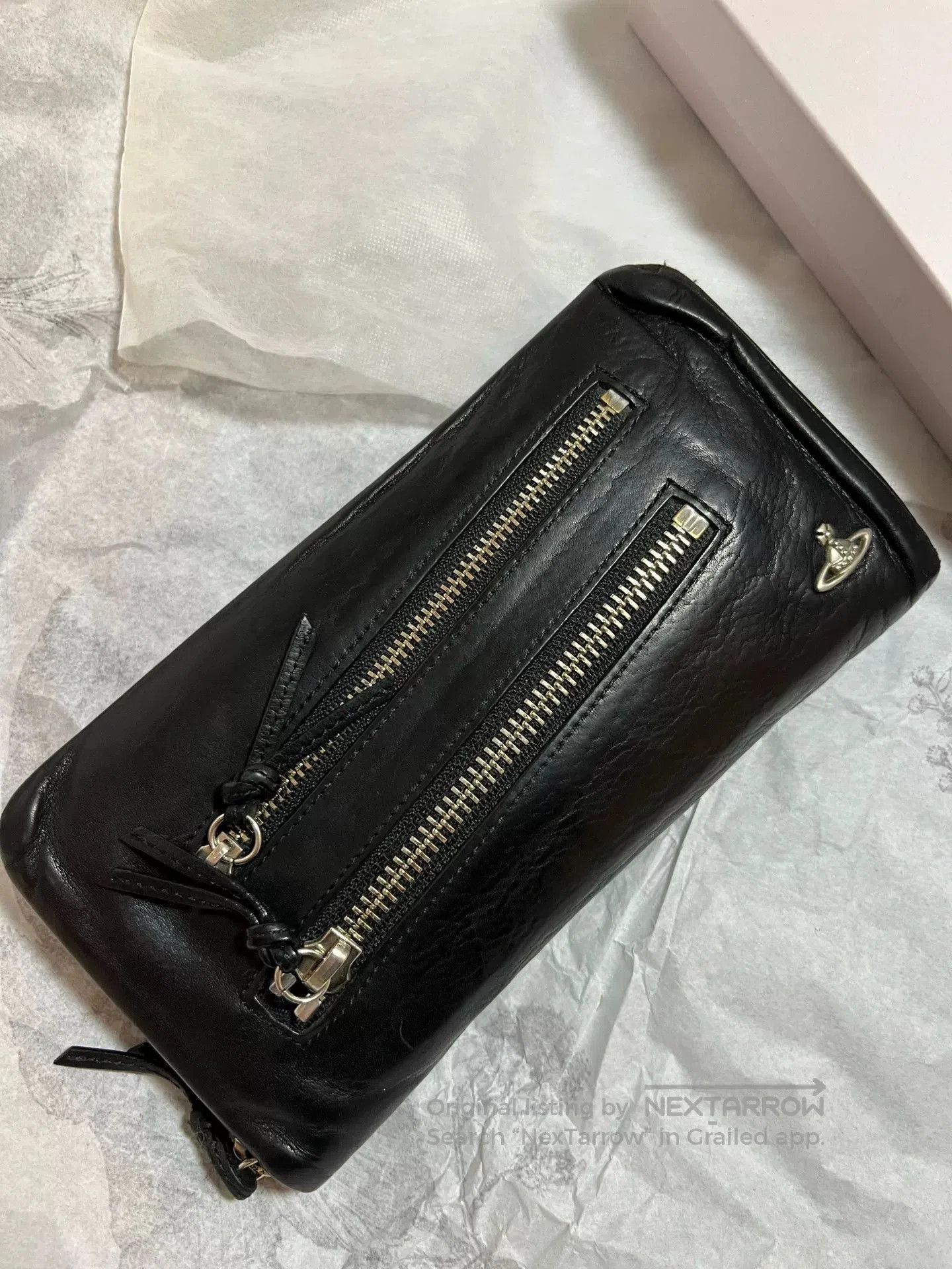 Vivienne Westwood Vivienne Westwood Black Long Zipper Wallet. Size ONE SIZE - 2 Thumbnail