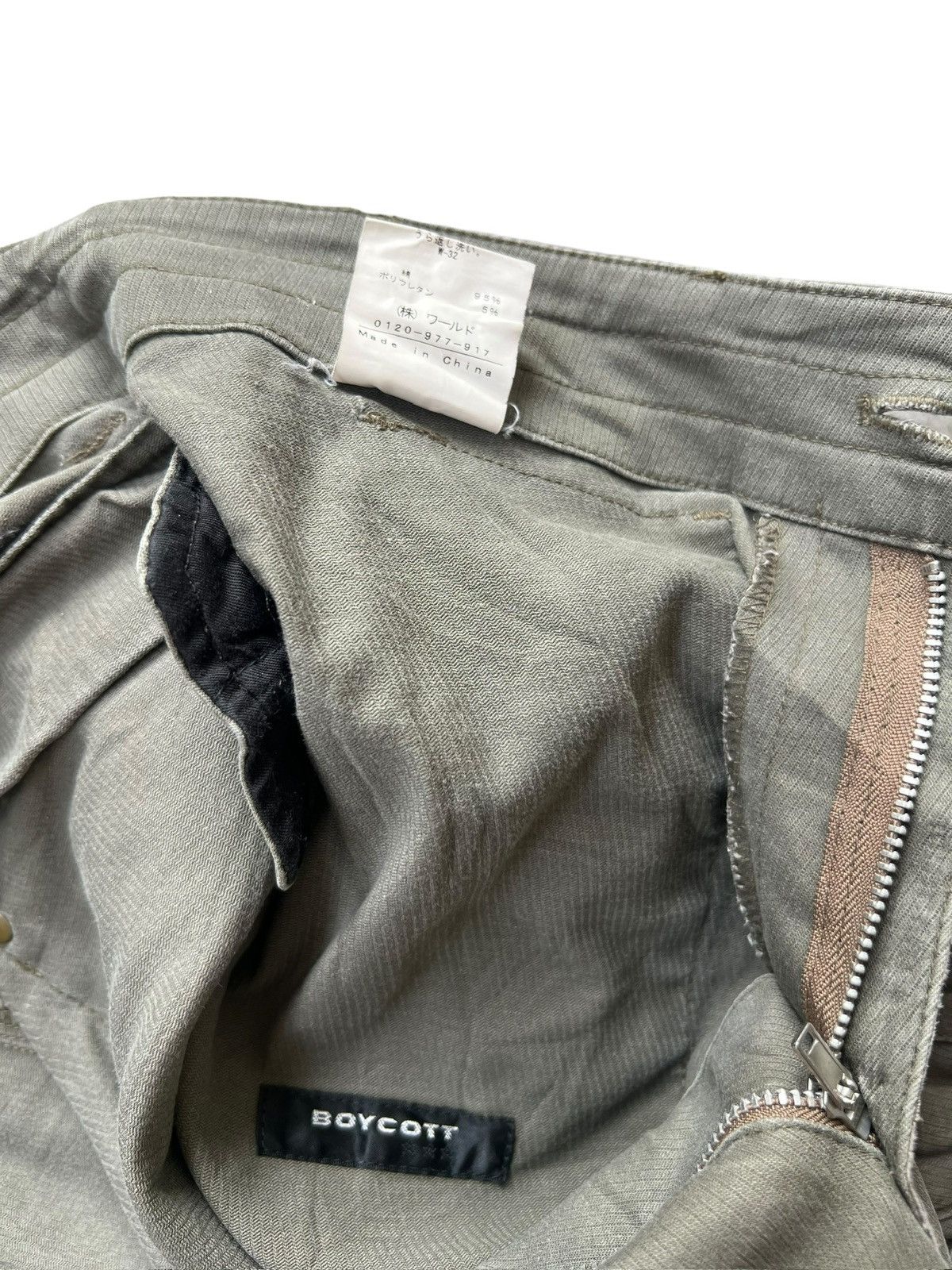 Hysteric Glamour Boycott Multipocket Bondage Green Pants 30x31 Size US 30 / EU 46 - 9 Thumbnail