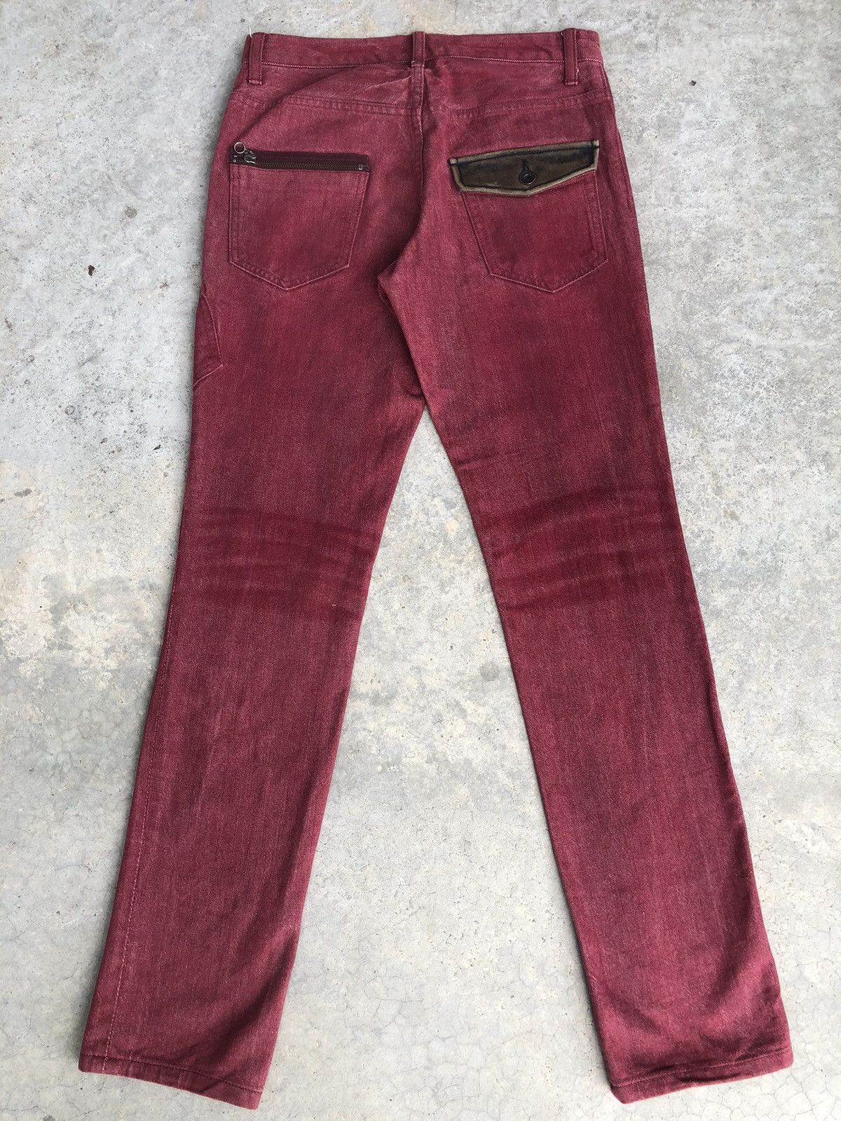 Issey Miyake Distressed Jeans Tete Homme Skinny Jeans Japanese Size US 30 / EU 46 - 2 Thumbnail