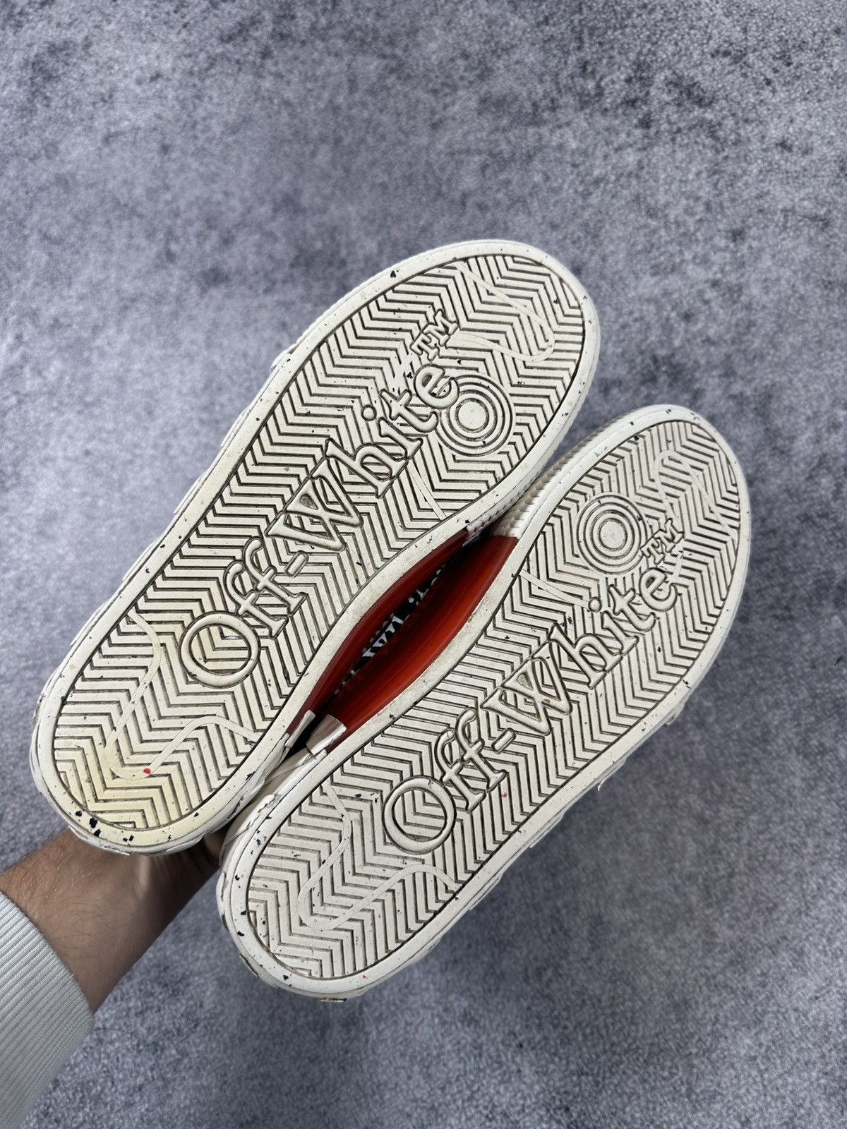 Off-White Vintage Logo Off-White Sneakers Style Rare USA 43 Shoelaces Size US 10 / EU 43 - 6 Thumbnail