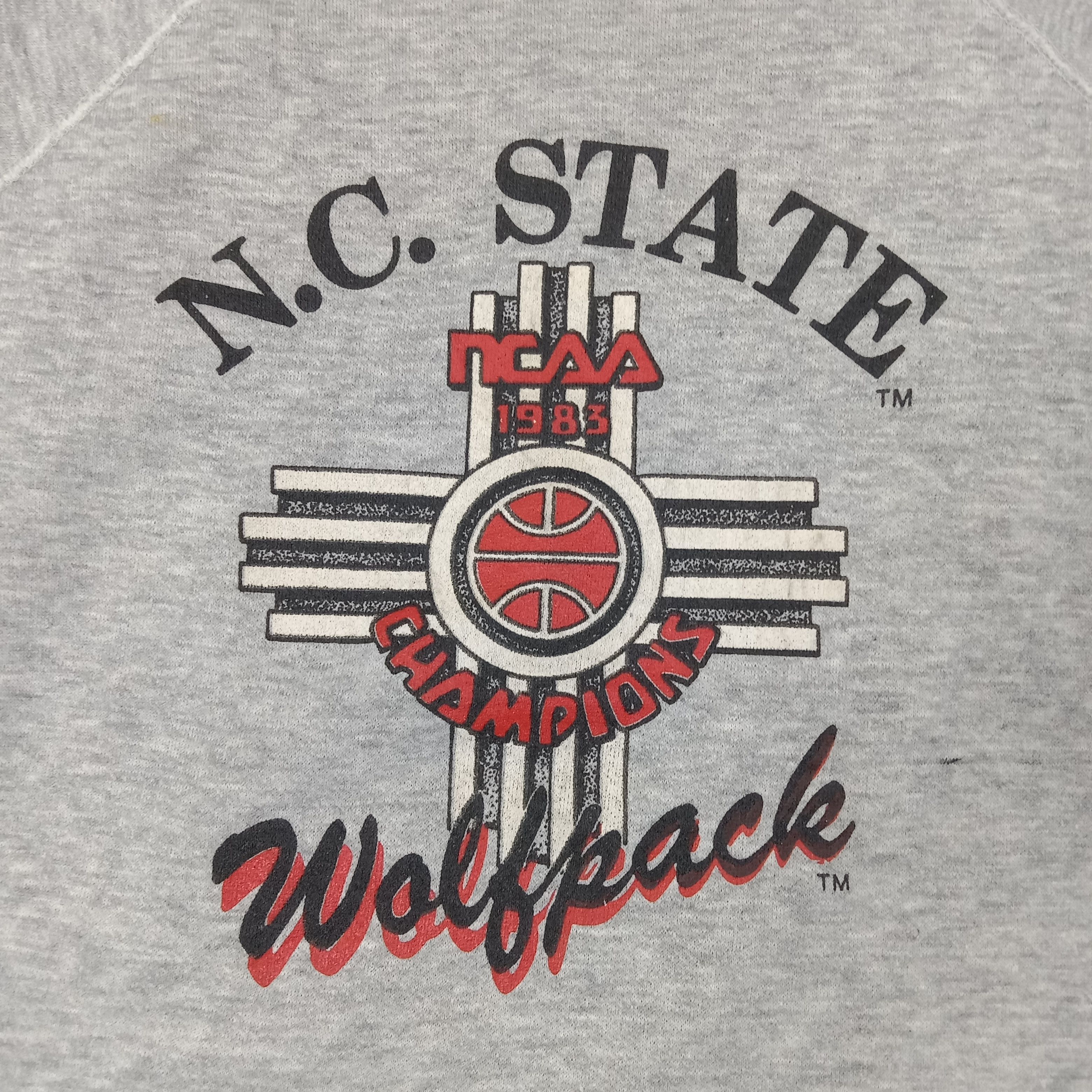Vintage N.C. State Wolfpack American Sports Sweatshirt C251N7 Size US M / EU 48-50 / 2 - 2 Thumbnail