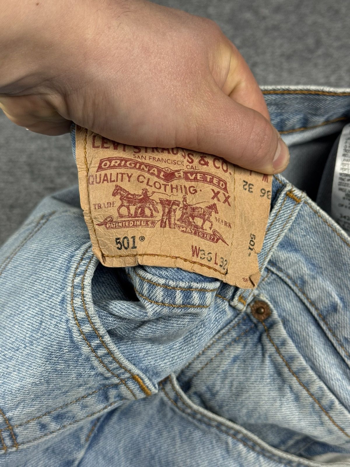 Levi's × Levi's Vintage Clothing × Vintage Vintage Levis 501 denim jeans Size US 34 / EU 50 - 11 Thumbnail