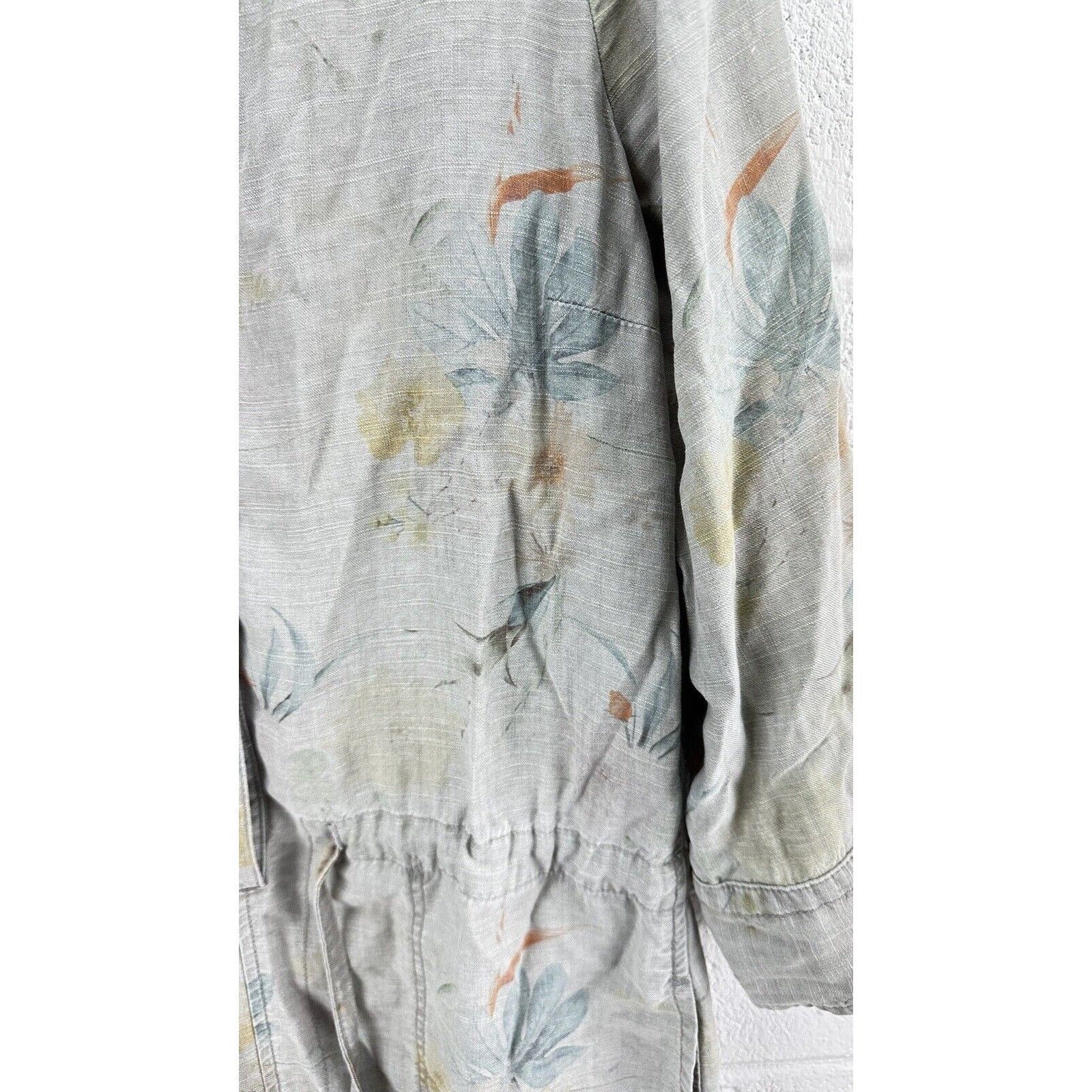 Anthropologie Anthropologie Level 99 light Green Floral romper Jumpsuit S Size 27" / US 4 / IT 40 - 7 Thumbnail