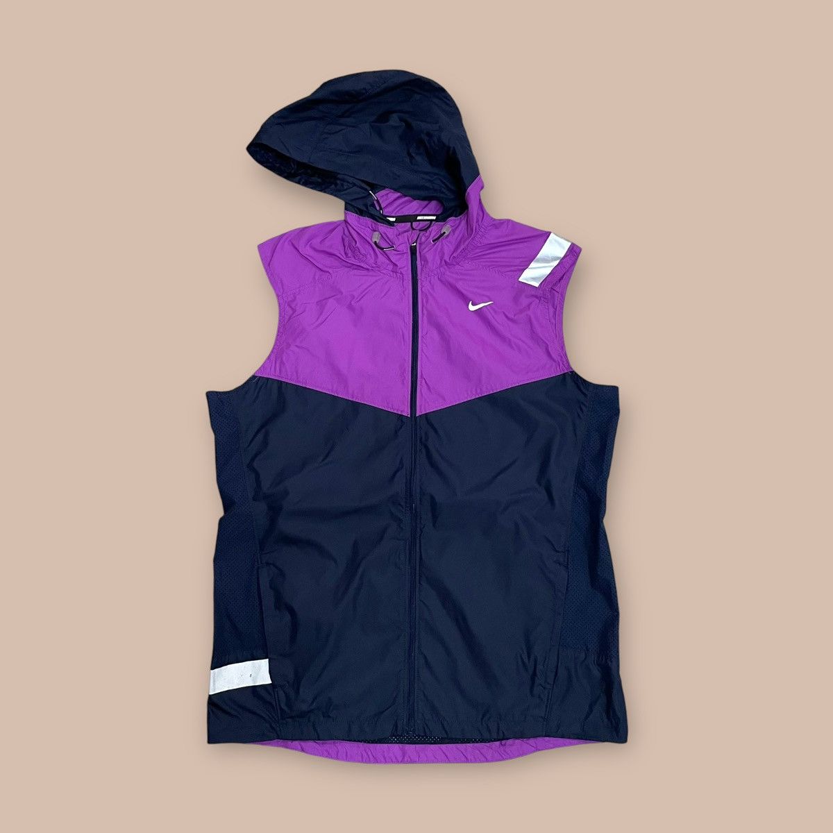 Nike NikeRunning WMN Purple Hoodie Vest Size US L / EU 52-54 / 3 - 1 Thumbnail