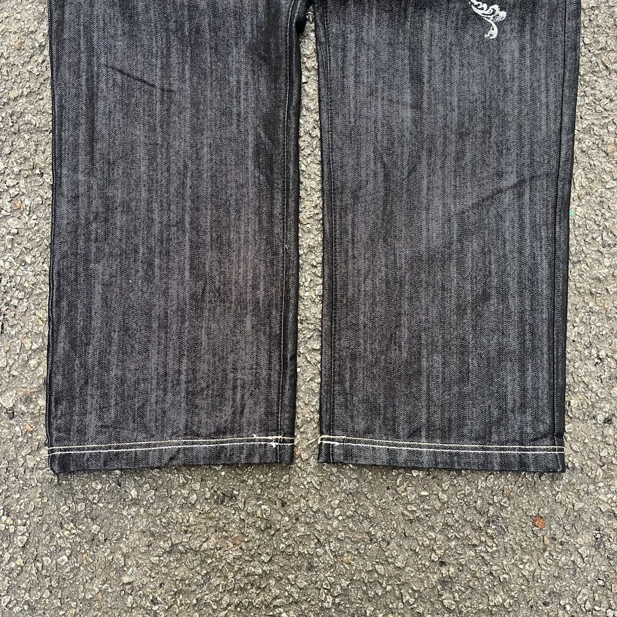 Coogi Crazy Y2K Regal Jeans Tribal Printed Denim Ed Hardy Pants Size US 32 / EU 48 - 3 Thumbnail