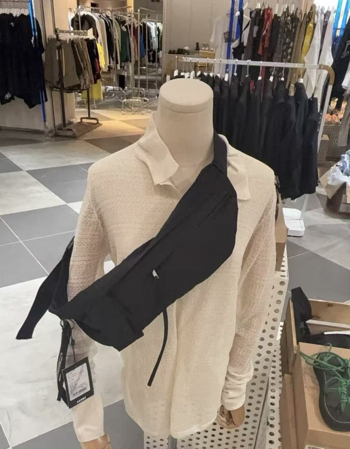 Rick Owens Black Waist Bag