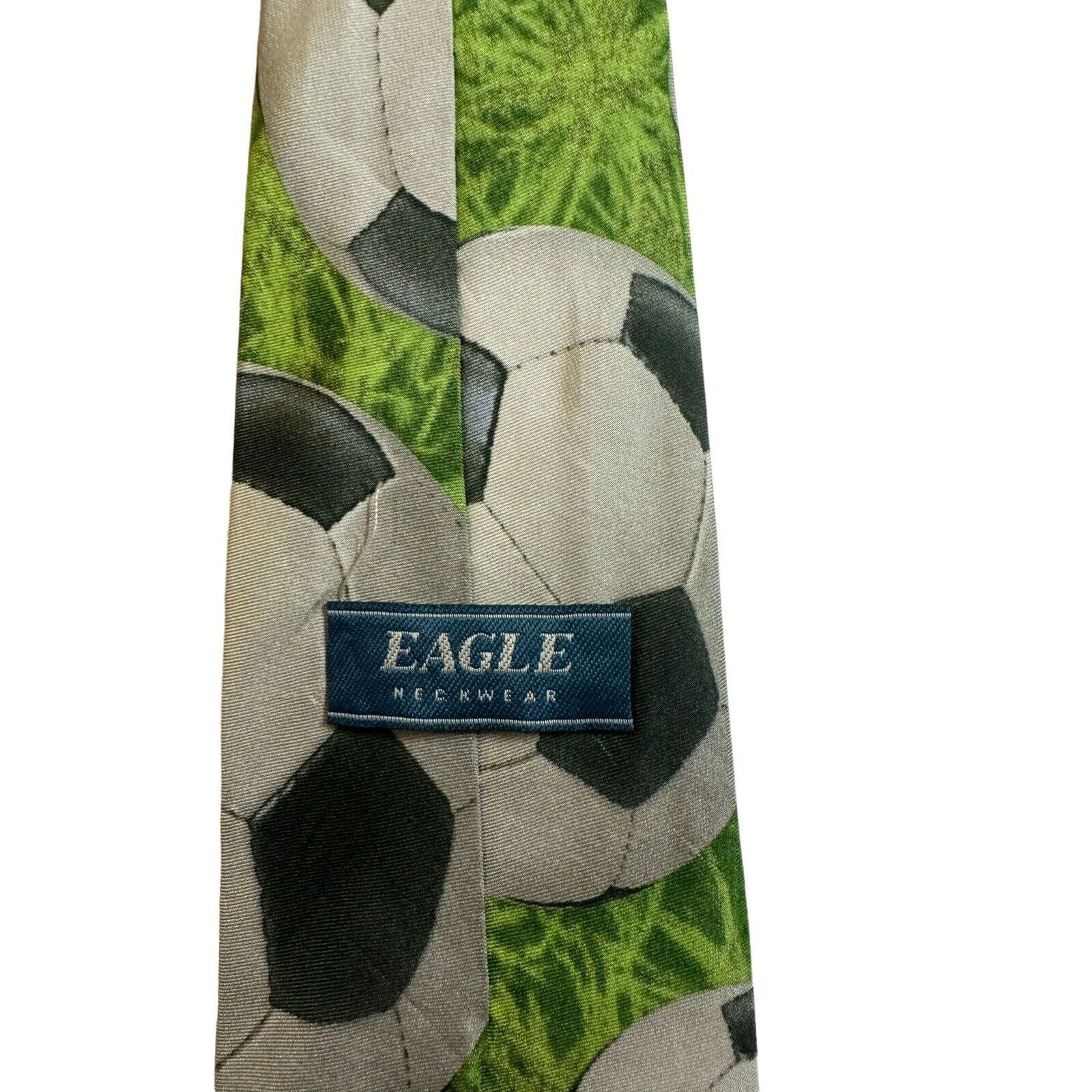 Other Eagle Neckwear Soccer Balls Grass Sports Novelty Necktie Size ONE SIZE - 4 Thumbnail