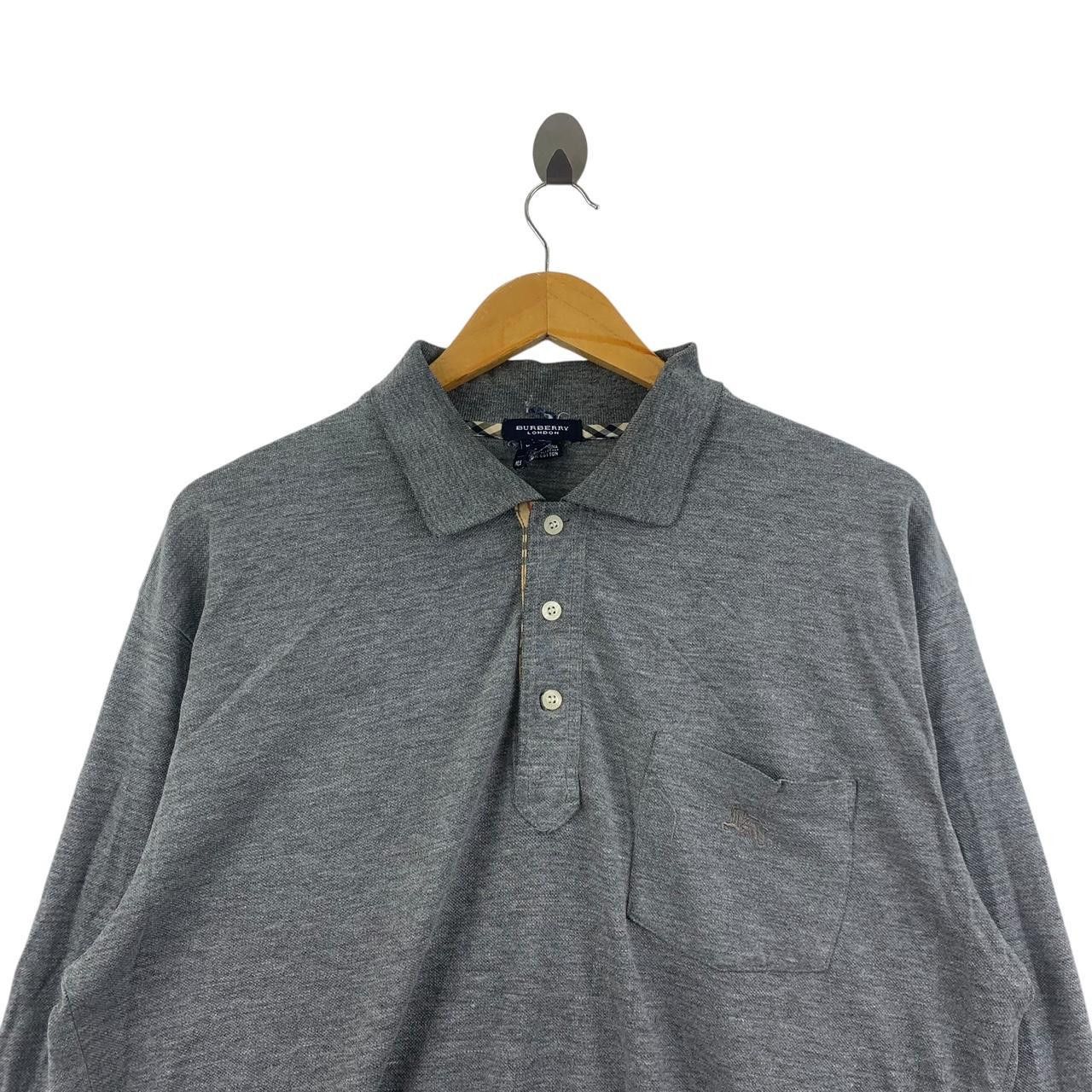 Burberry Vintage BURBERRY LONDON Pocket Polo Tee Shirt Top Size L / US 10 / IT 46 - 2 Thumbnail