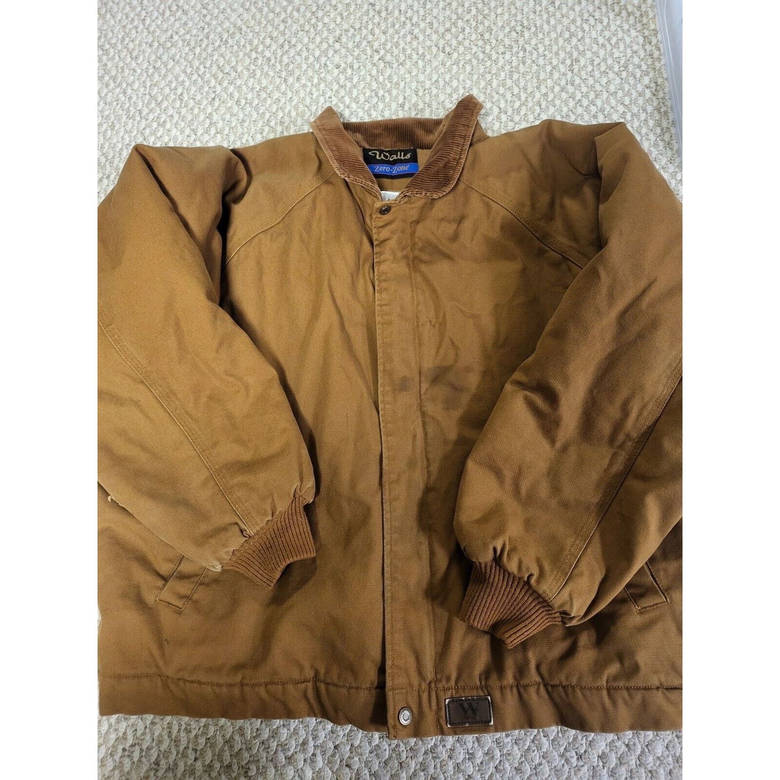 Walls Walls Workwear Jacket 2XL XXL Brown Canvas Duck Hood Size US XXL / EU 58 / 5 - 2 Thumbnail