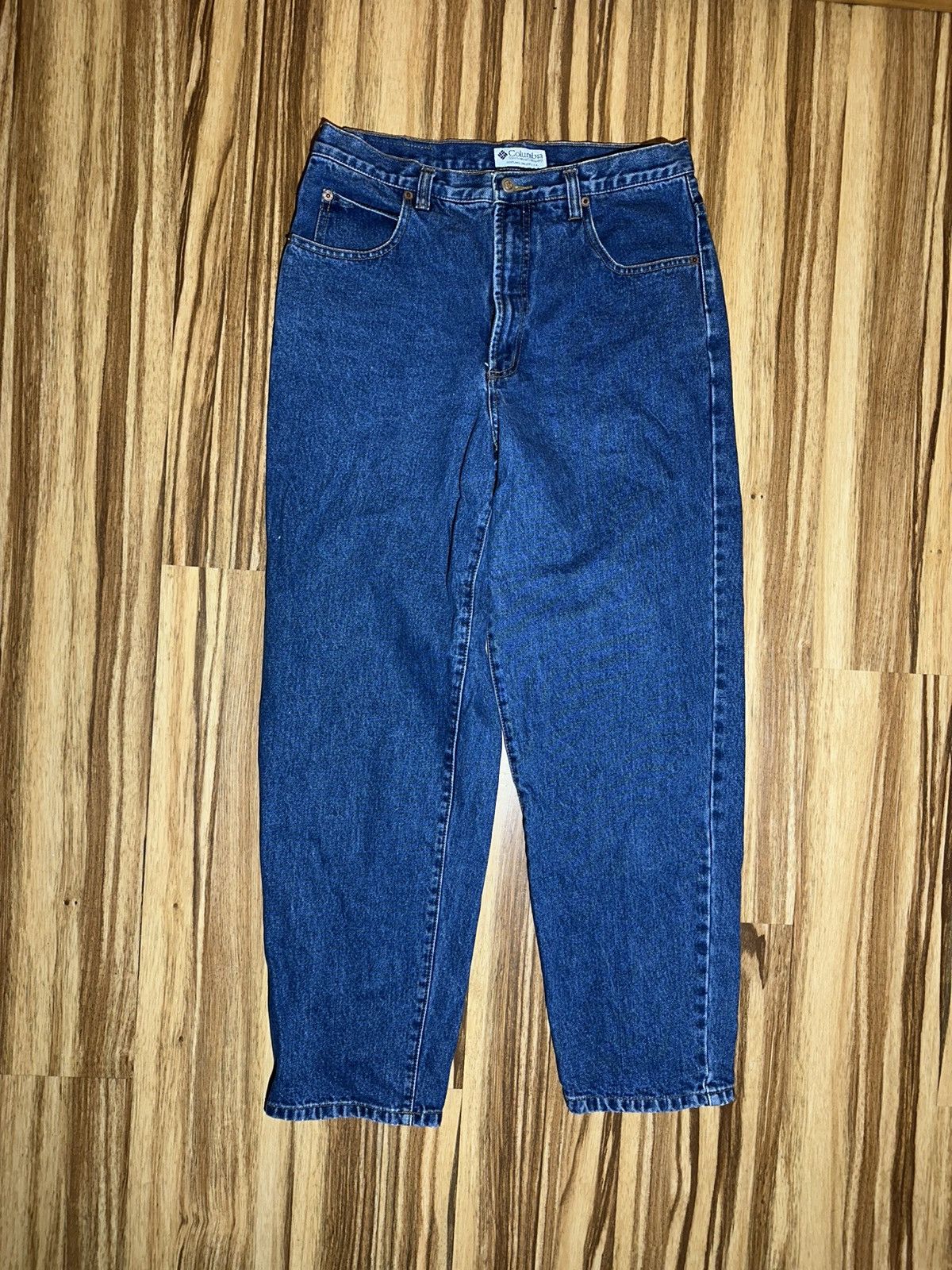 Columbia Columbia Womens Deep Blue Straight Jeans size 12r Size 34" / US 12 / IT 48 - 1 Thumbnail