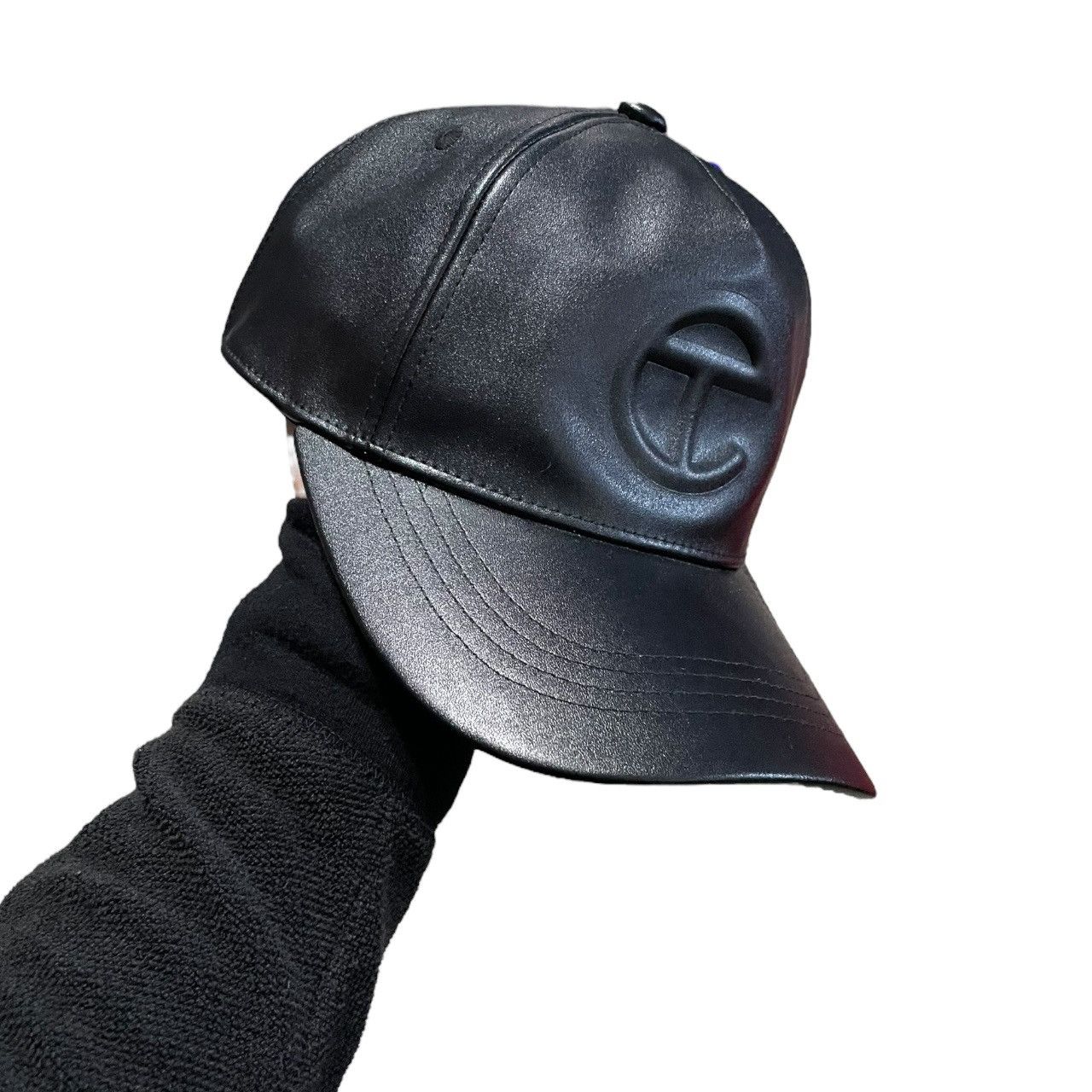Telfar Leather Hat Telfar Black Vegan Leather Bucket Hat. Size S/M. New... | Depop main image 3