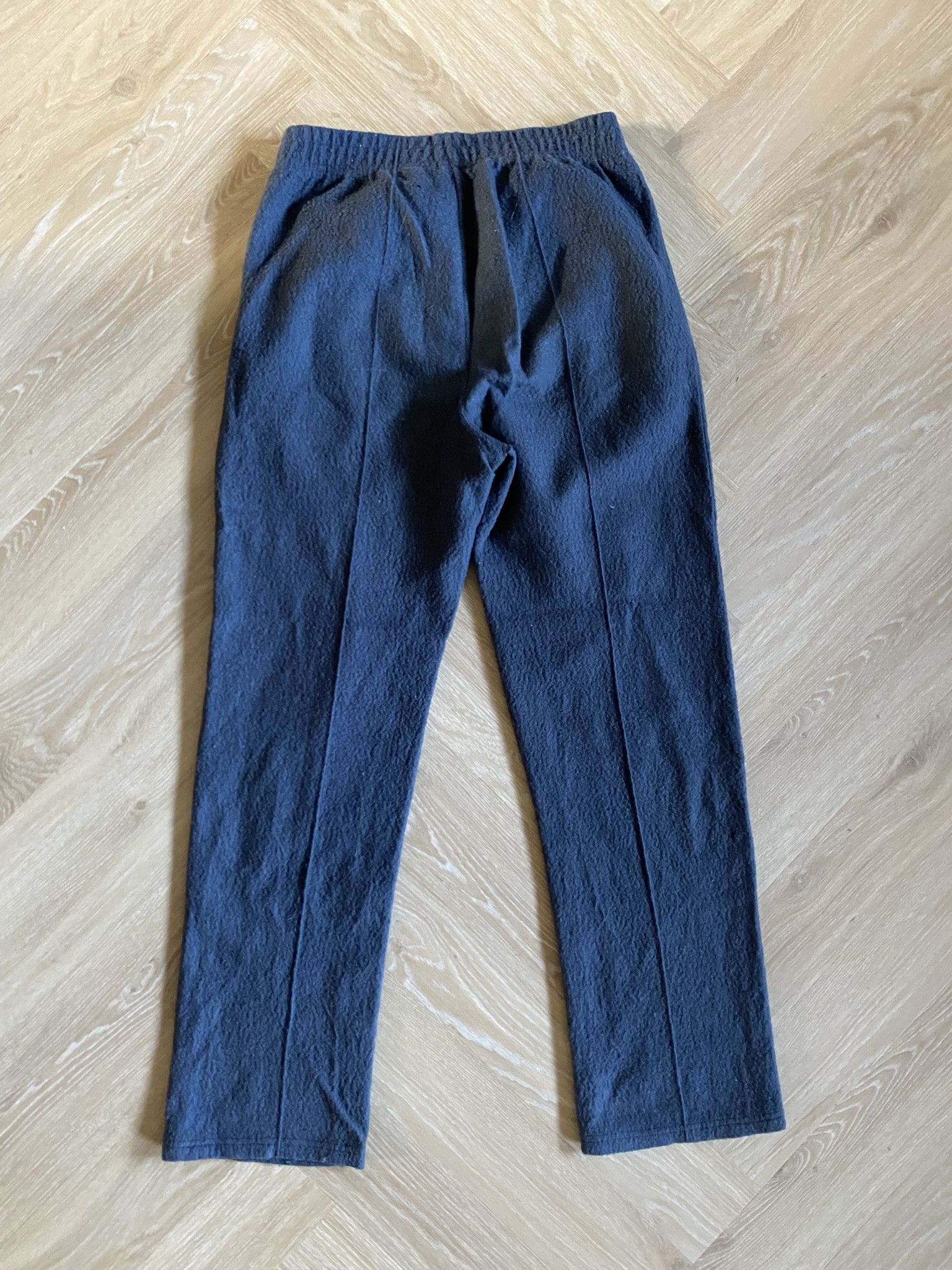 Our Legacy Italian Virgin Wool - Graphite Curl - Track Pants Size US 28 / EU 44 - 6 Thumbnail