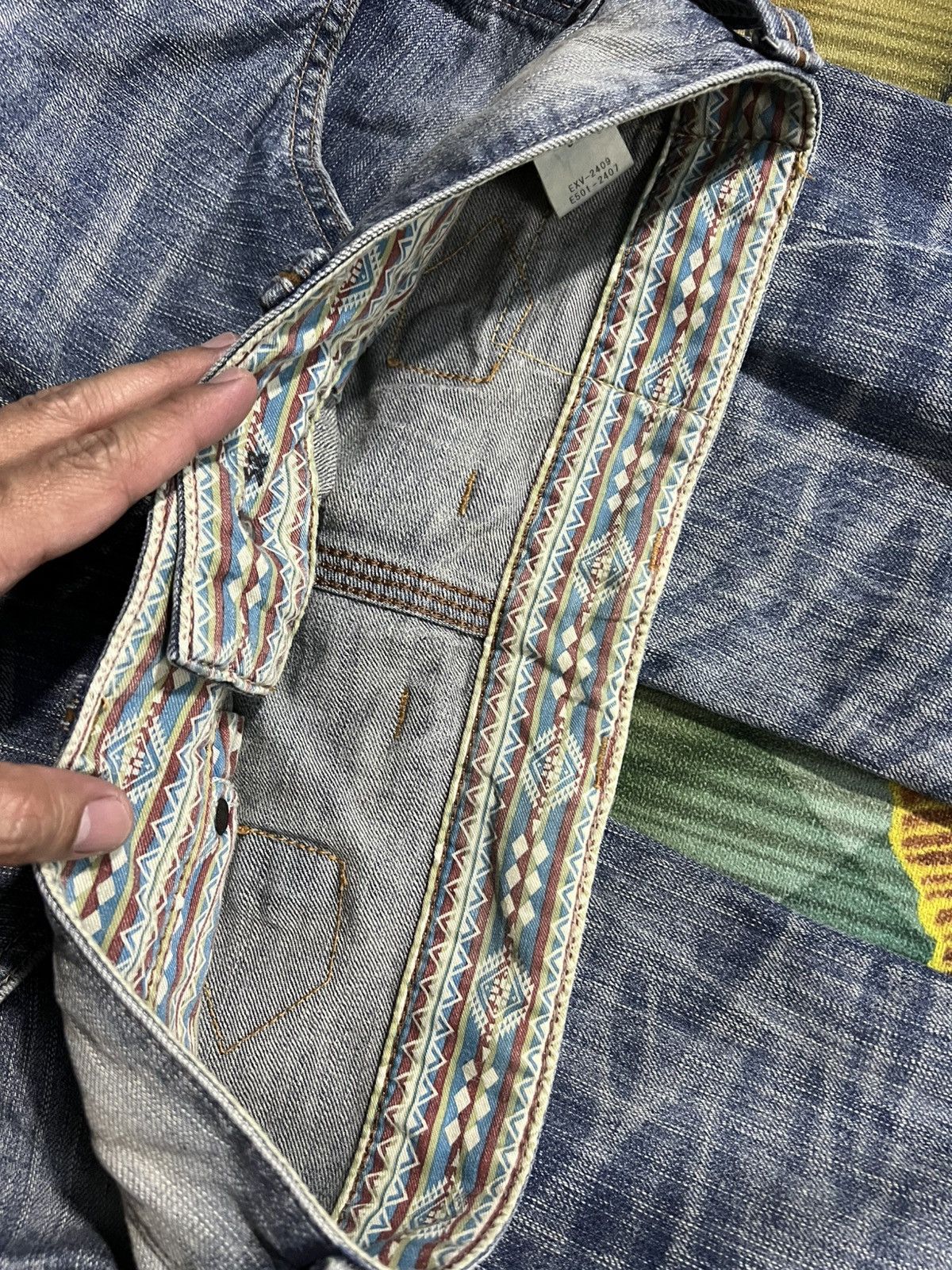 Edwin × If Six Was Nine × Le Grande Bleu (L.G.B.) 💥BAGGY💥EDWIN EXCLUSIVE VINTAGE WASHED FADED JEANS Size US 32 / EU 48 - 22 Thumbnail