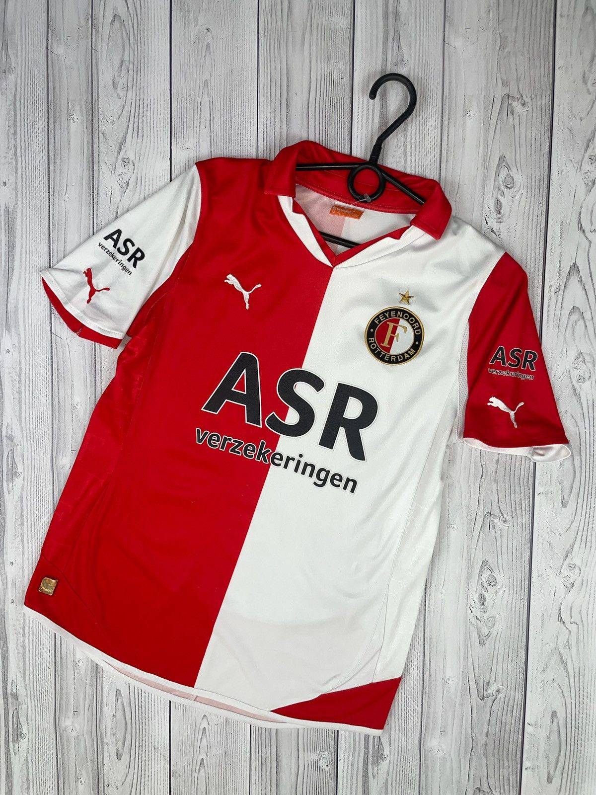 Puma Vintage Puma Feyenoord soccer jersey size Xs-S Size US S / EU 44-46 / 1 - 1 Thumbnail