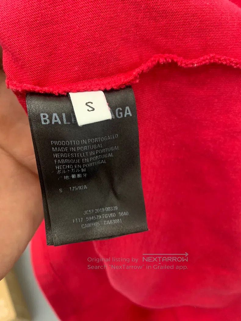 Balenciaga Balenciaga Logo Lettering T-Shirt Size US S / EU 44-46 / 1 - 5 Thumbnail