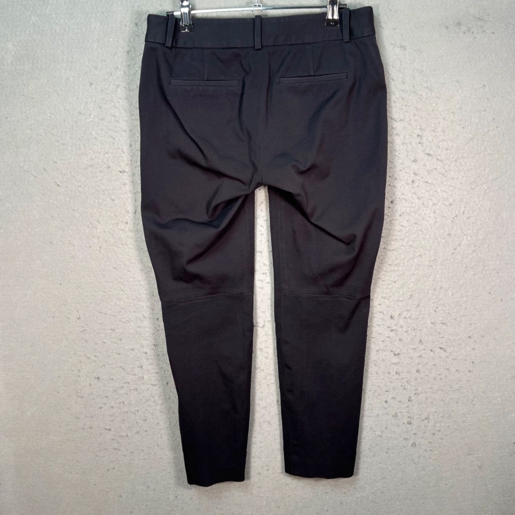 J.Crew J.CREW Womens Pants Black City Fit Stretch Straight Inseam 23 in Size 2 Modern Dress Pants Womens Size 26" / US 2 / IT 38 - 2 Thumbnail