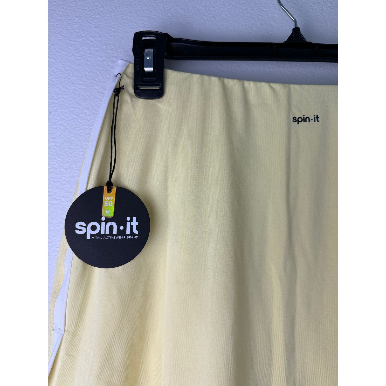 Lululemon Tail Spin-it Pickleball Activewear Skort Butter Yellow, SZ S Size 28" / US 6 / IT 42 - 4 Thumbnail