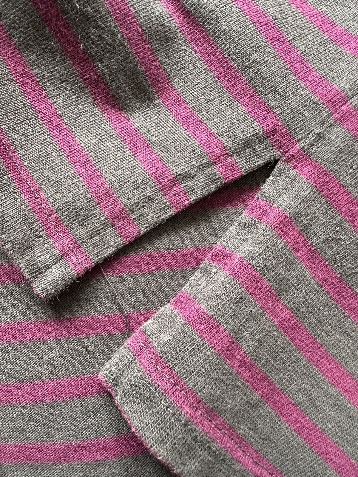 If Six Was Nine 00's Trans Continents - Striped Henley neck long sleeve Size US M / EU 48-50 / 2 - 16 Thumbnail