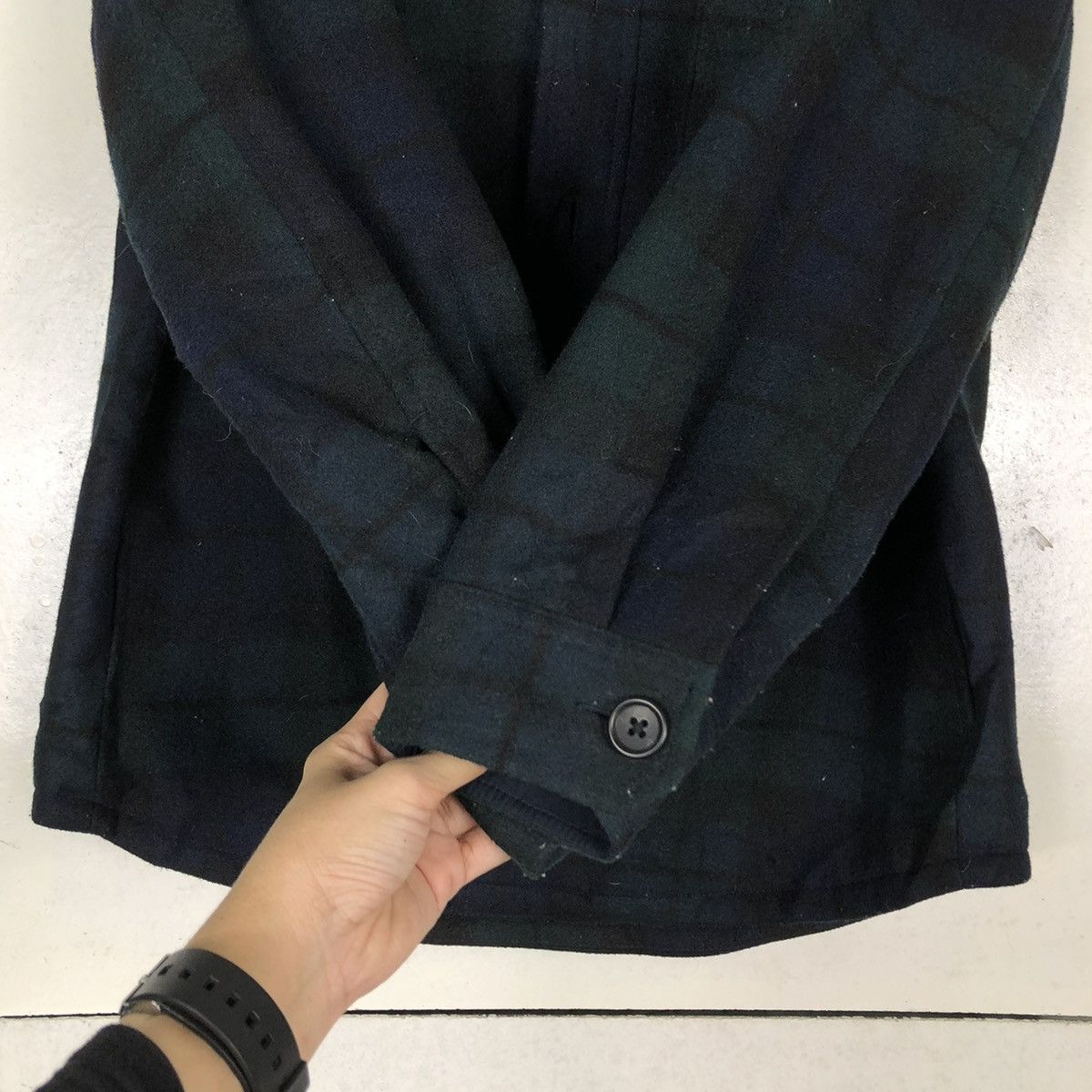 Japanese Brand 🔥VINTAGE WOOL JACKET TARTAN DESIGN UNIQLO JAPAN ISSEY MIYAK Size US S / EU 44-46 / 1 - 15 Thumbnail