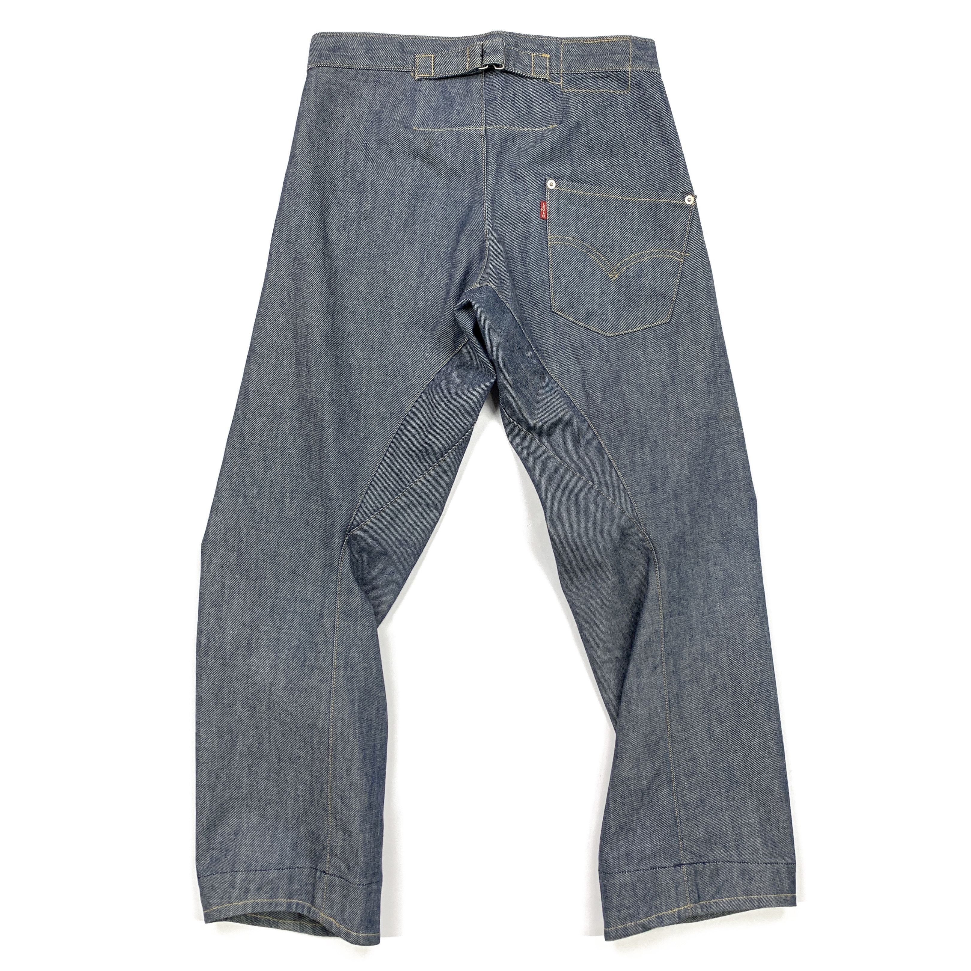 Levi's Engineered 00s Loose Denim Jeans Size US 29 - 2 Thumbnail