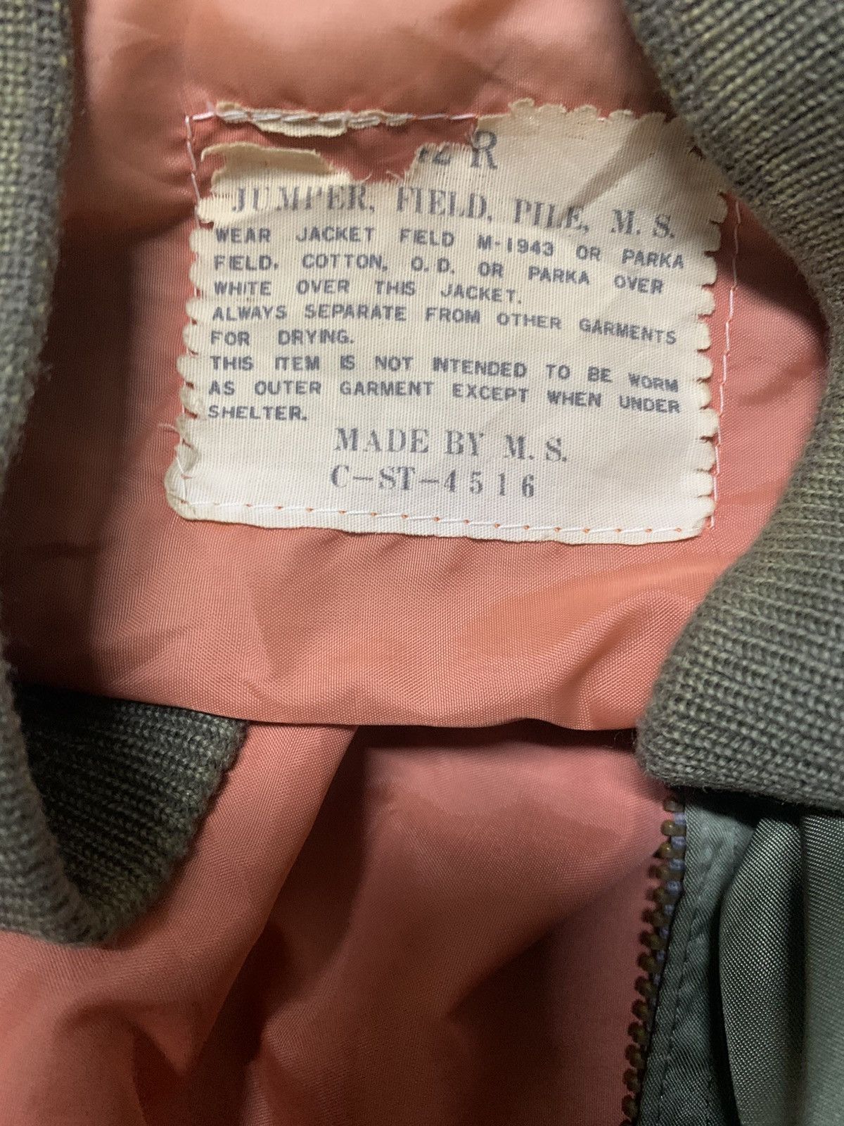 Vintage 🪖Vintage Jacket U.S. Air Force Zip Talon 🪖 Size US L / EU 52-54 / 3 - 7 Thumbnail