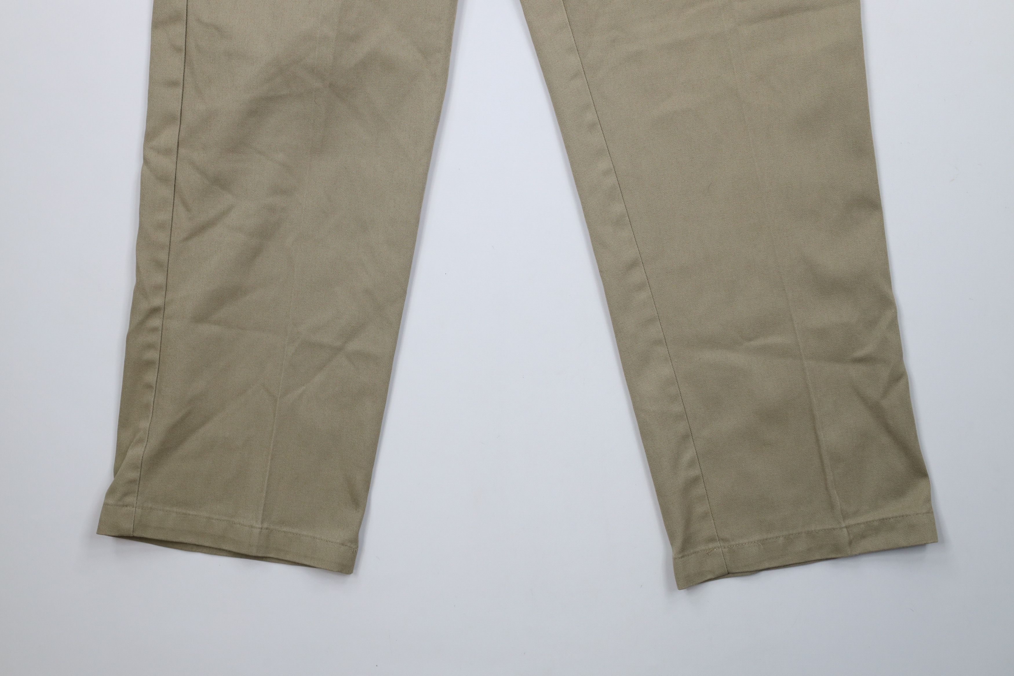 Dickies × Vintage Vintage Dickies Spell Workwear Wide Leg Mechanic Pants Tan Size US 36 / EU 52 - 4 Thumbnail