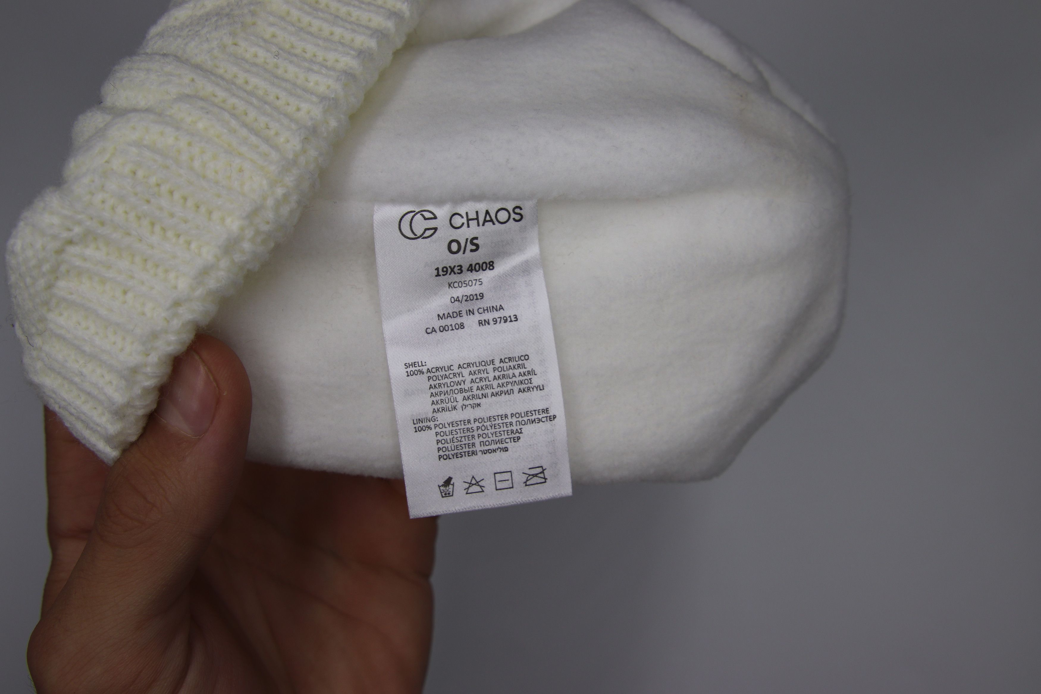 Other Chaos Sonia Regular Beanie white Size ONE SIZE - 4 Thumbnail