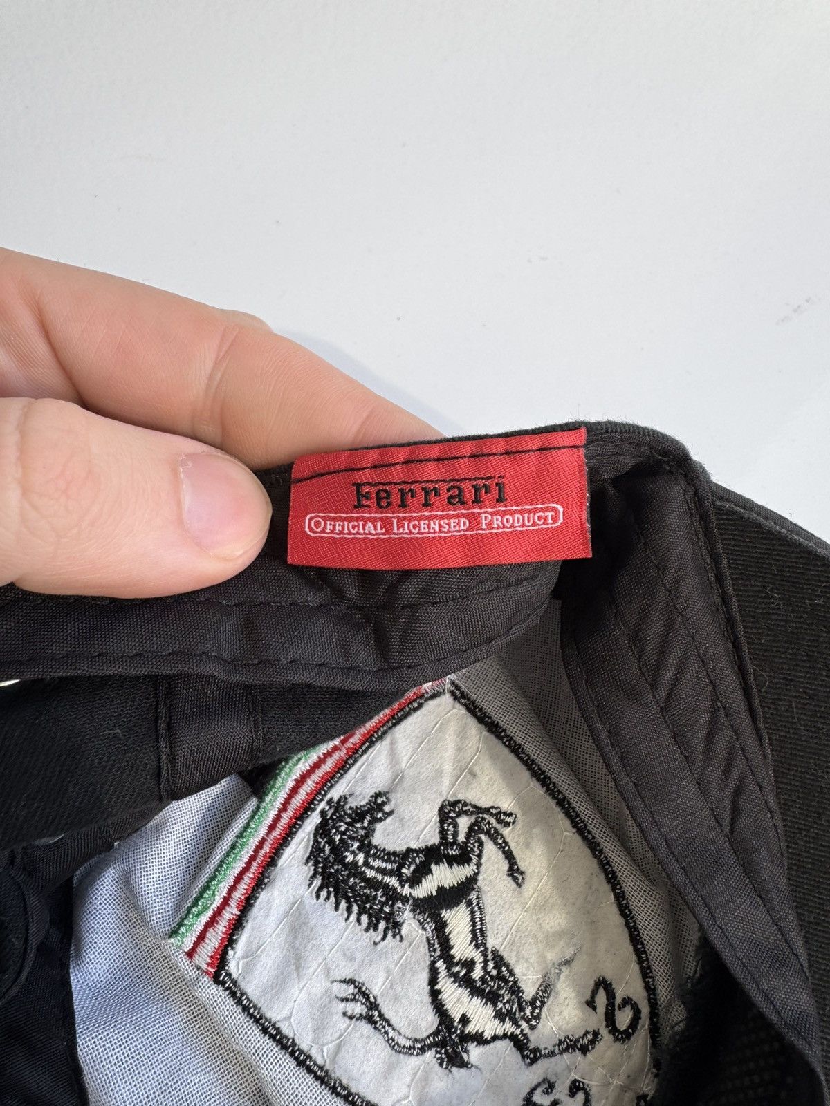 Ferrari Ferrari Racing Cap Black Vintage Size ONE SIZE - 5 Thumbnail