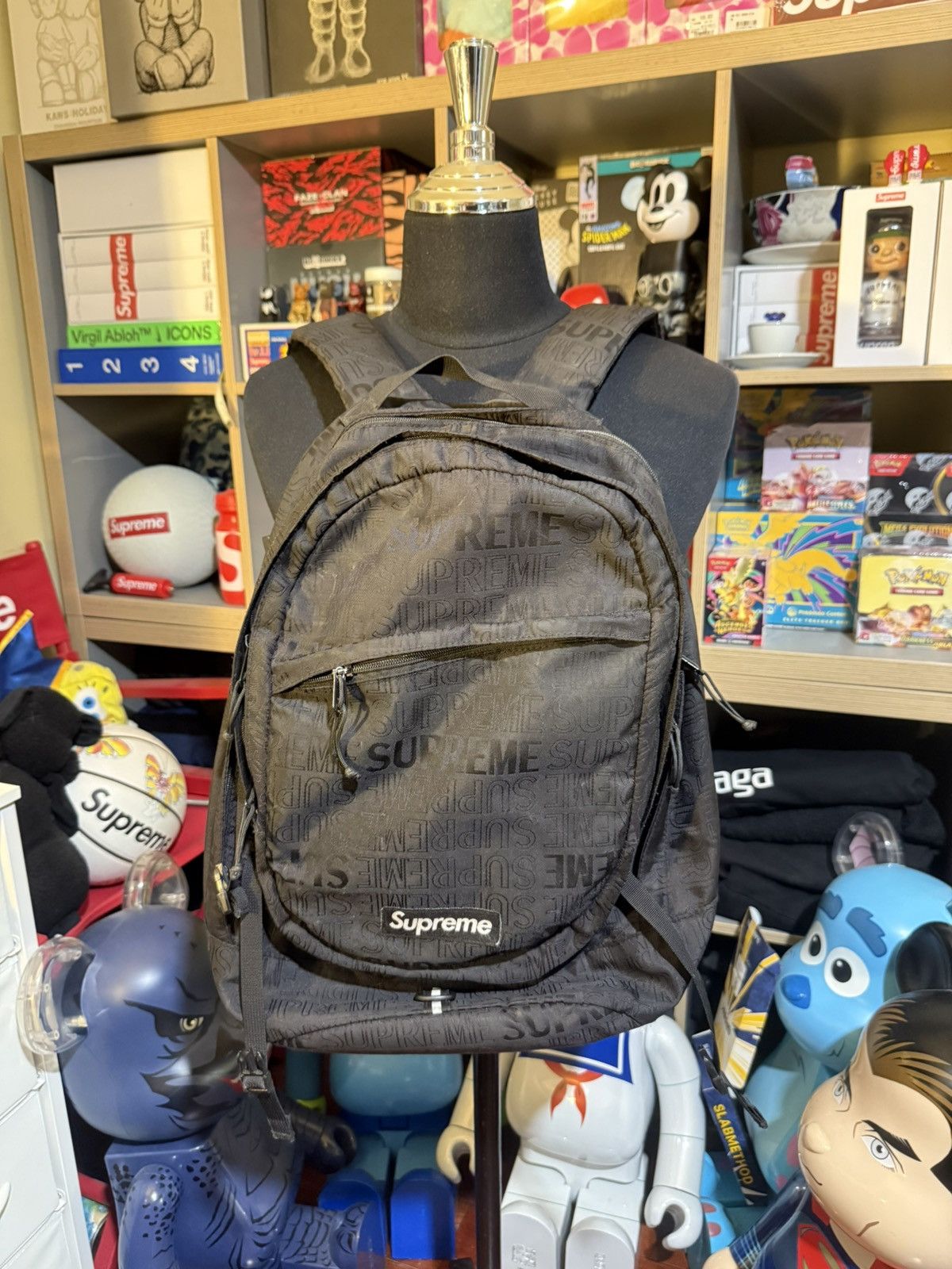 Supreme Supreme Black Backpack SS19 Size ONE SIZE - 1 Thumbnail