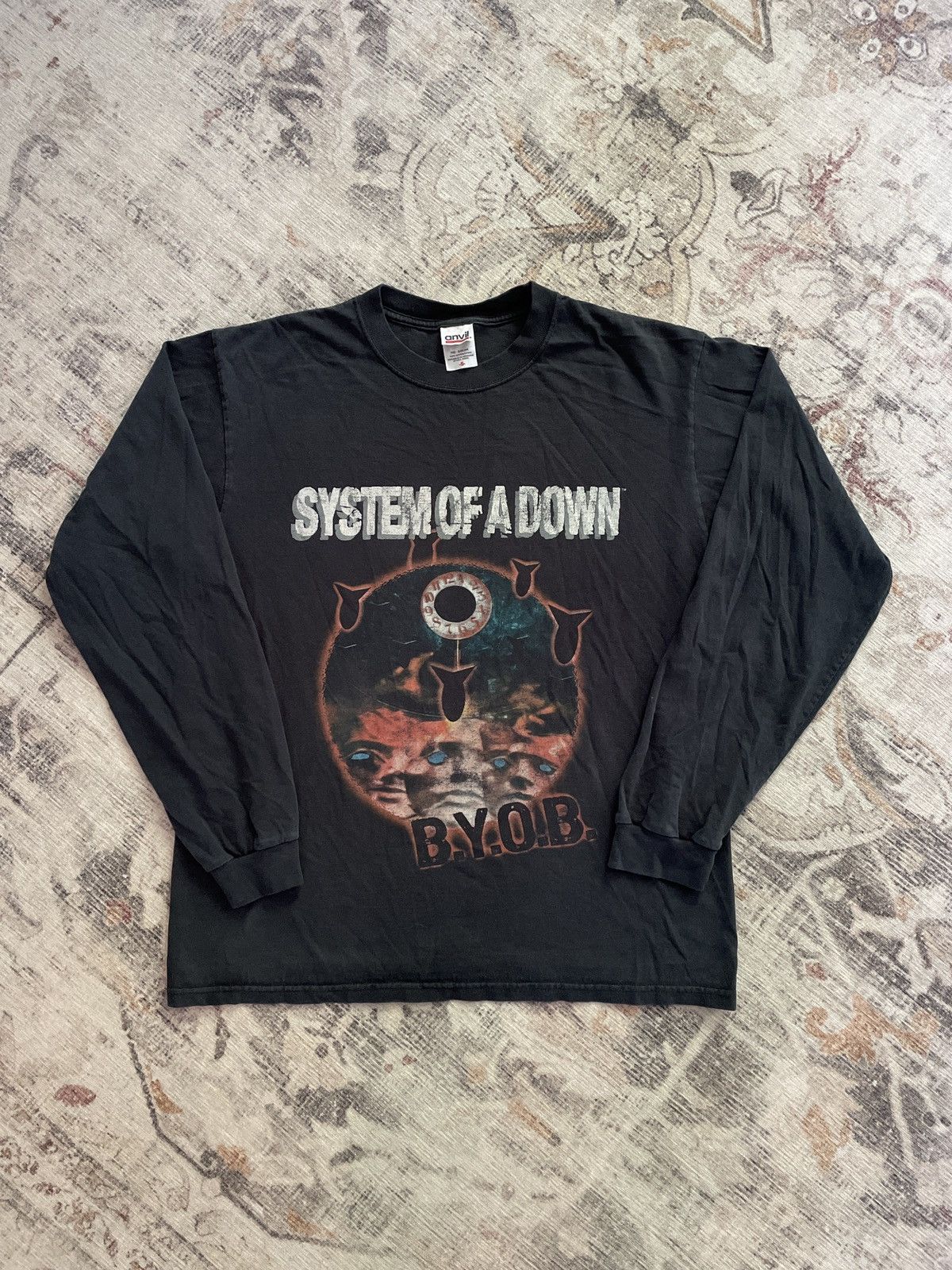 Band Tees × Vintage System Of A Down BYOB North American Tour Tee Shirt Size US S / EU 44-46 / 1 - 1 Thumbnail