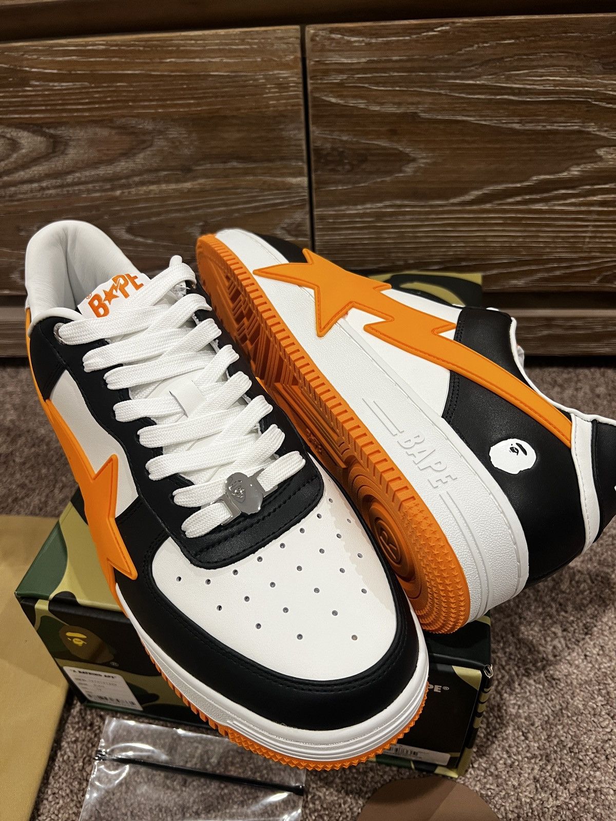 Bape Brand new A Bathing Ape Bape Sta OS M2 US12 Size US 12 / EU 45 - 6 Thumbnail