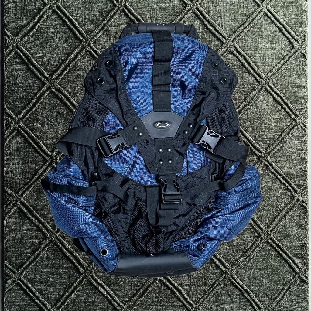 Oakley Icon Backpack Hiking Motorcycle Tactical Black Blue Mens, Men's