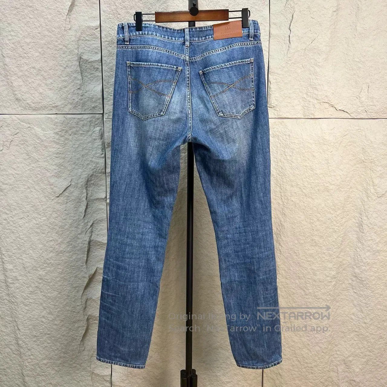 Brunello Cucinelli brunello cucinelli vintage denim trousers size 46. Size US 36 / EU 52 - 2 Thumbnail