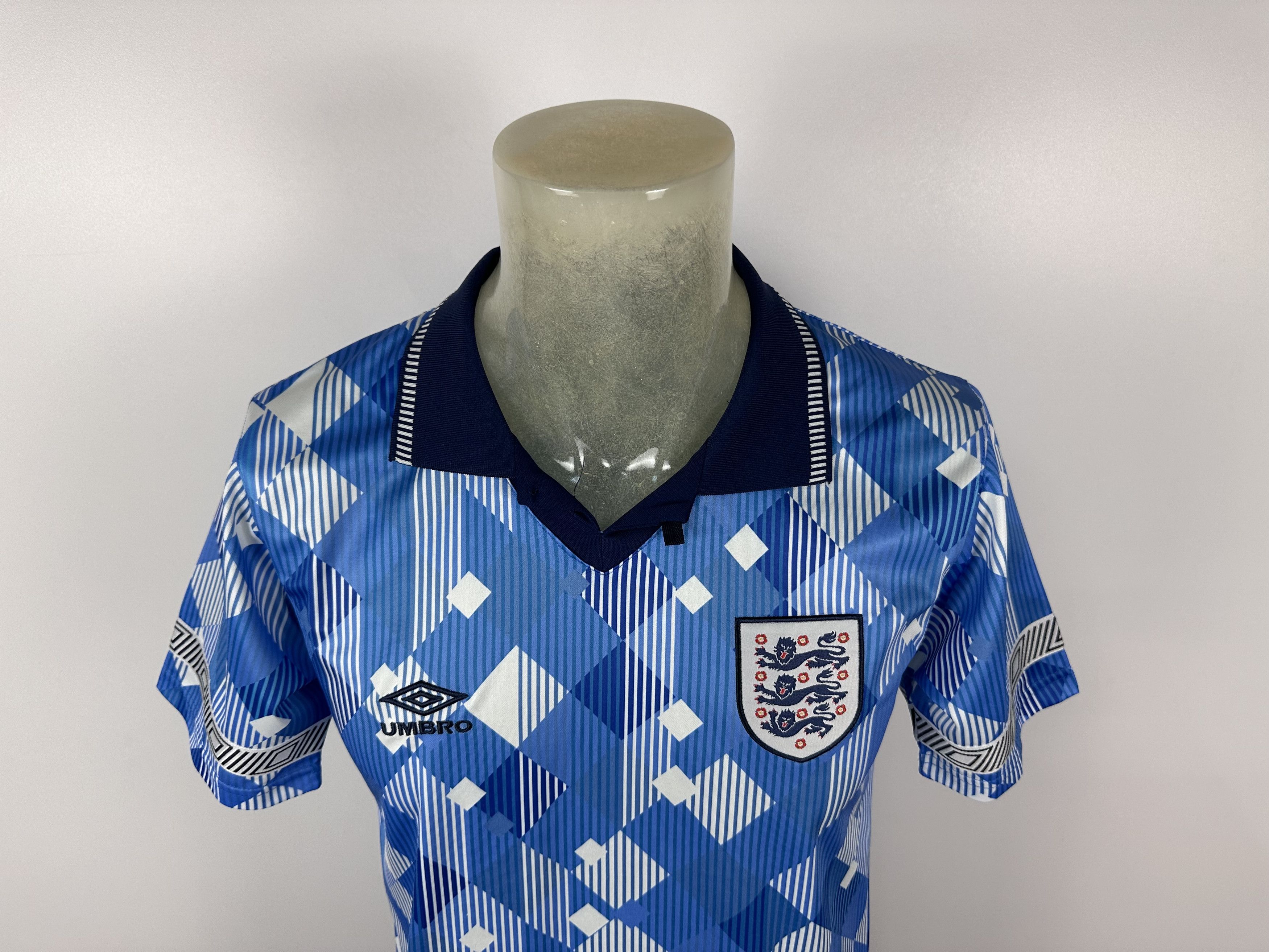 Umbro × Vintage England 1990 Football Shirt Soccer Jersey Reissue Umbro Size US M / EU 48-50 / 2 - 4 Thumbnail