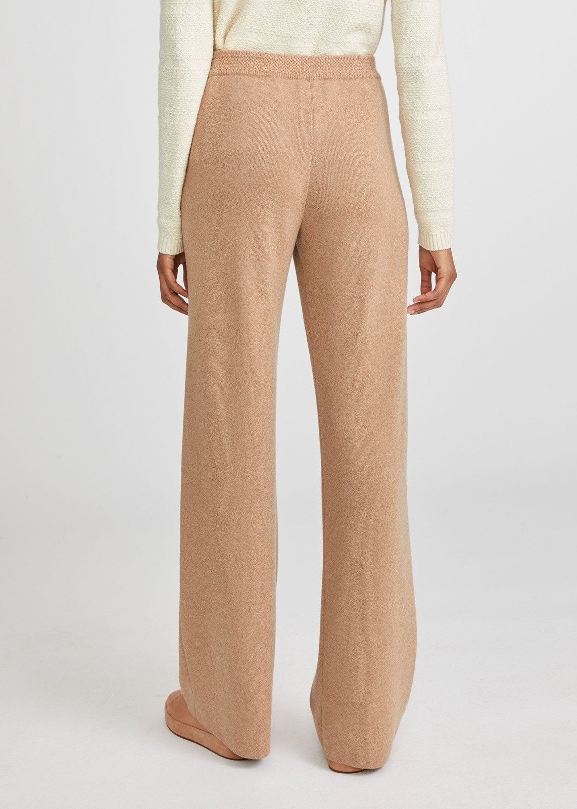Loro Piana o1srvl11e1124 Baby Cashmere Straight Trouser in Camel Size 30" / US 8 / IT 44 - 3 Thumbnail